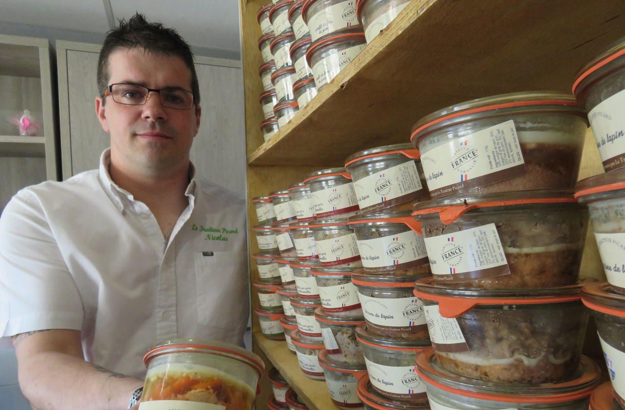 <b></b> Formerie. Nicolas Denouette développe son activité. Il produit une nouvelle gamme de produits, notamment des pâtés et des plats cuisinés. 