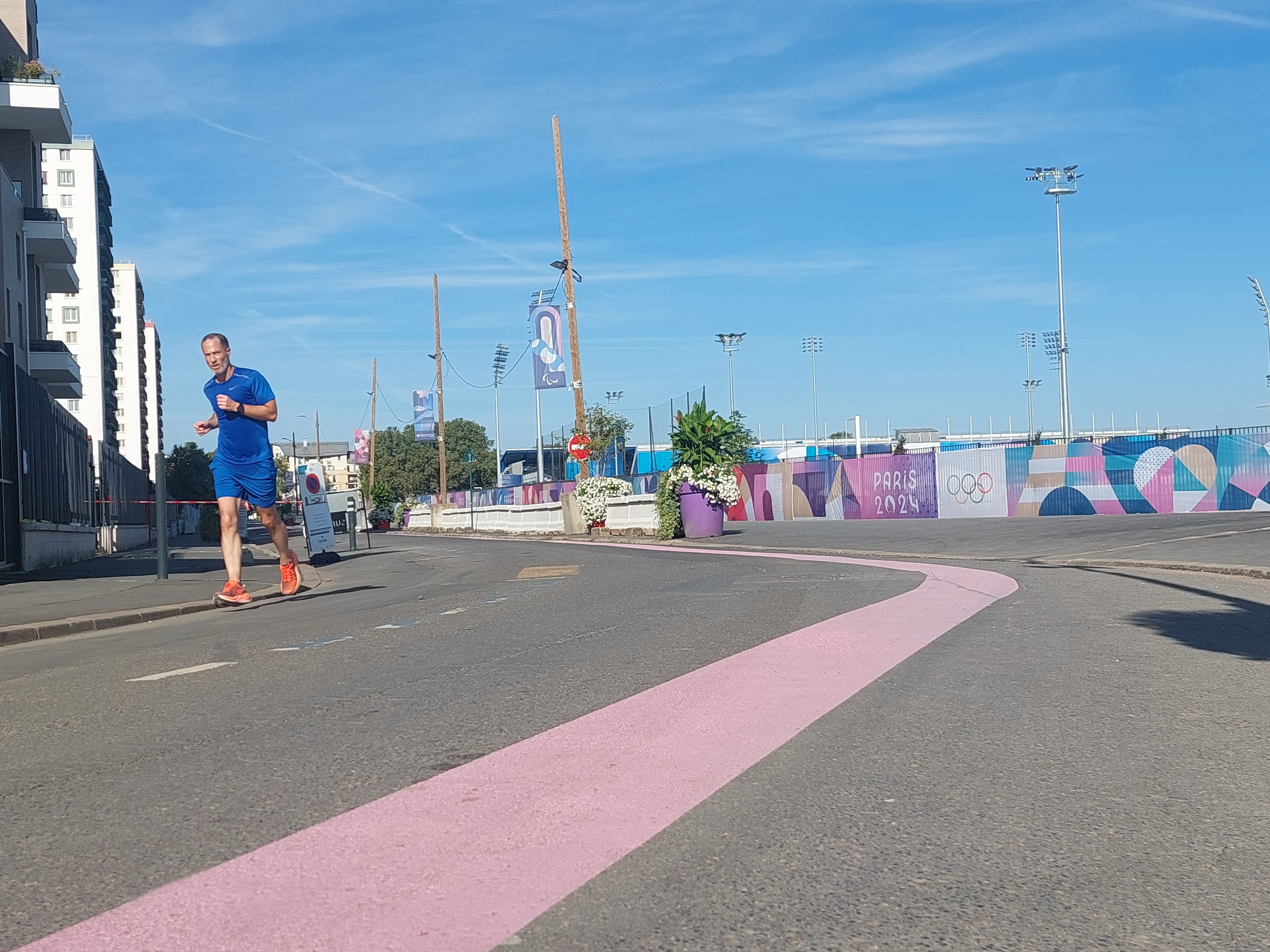 Colombes (Hauts-de-seine), le 10 août. Au lendemain des dernières épreuves de hockey sur gazon, le calme est retombé sur le quartier du Stade. LP/Olivier Bureau