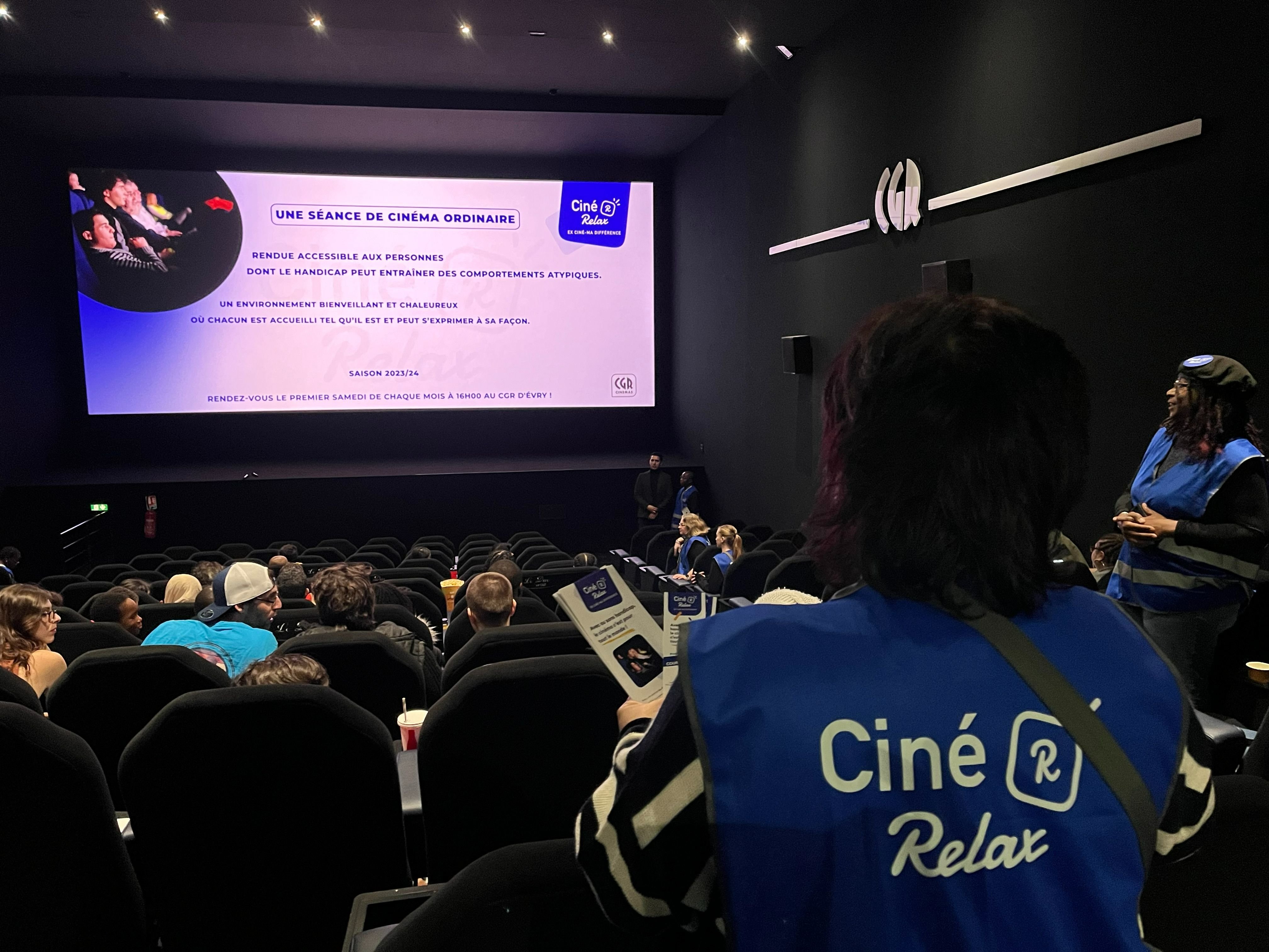 Evry-Courcouronnes (Essonne), samedi 6 janvier 2024. Lors cette deuxième séance Ciné Relax au CGR, 70 personnes étaient présentes pour regarder le film d'animation « Migration ». LP/Nolwenn Cosson