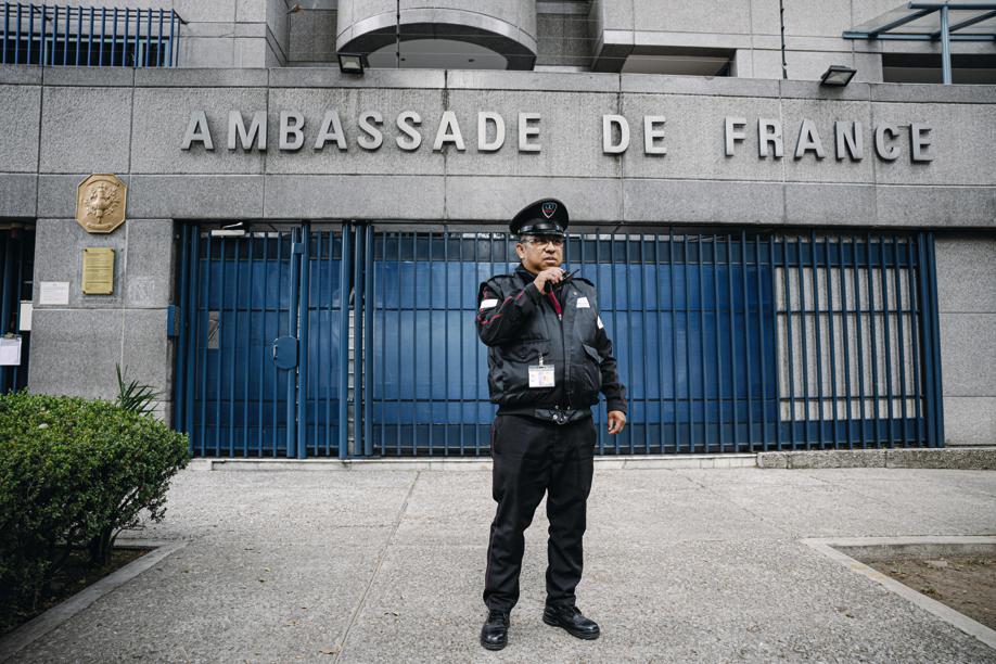 L'ambassade de France à Mexico abrite les policiers du service de sécurité intérieure (SSI). LP/Arnaud Dumontier