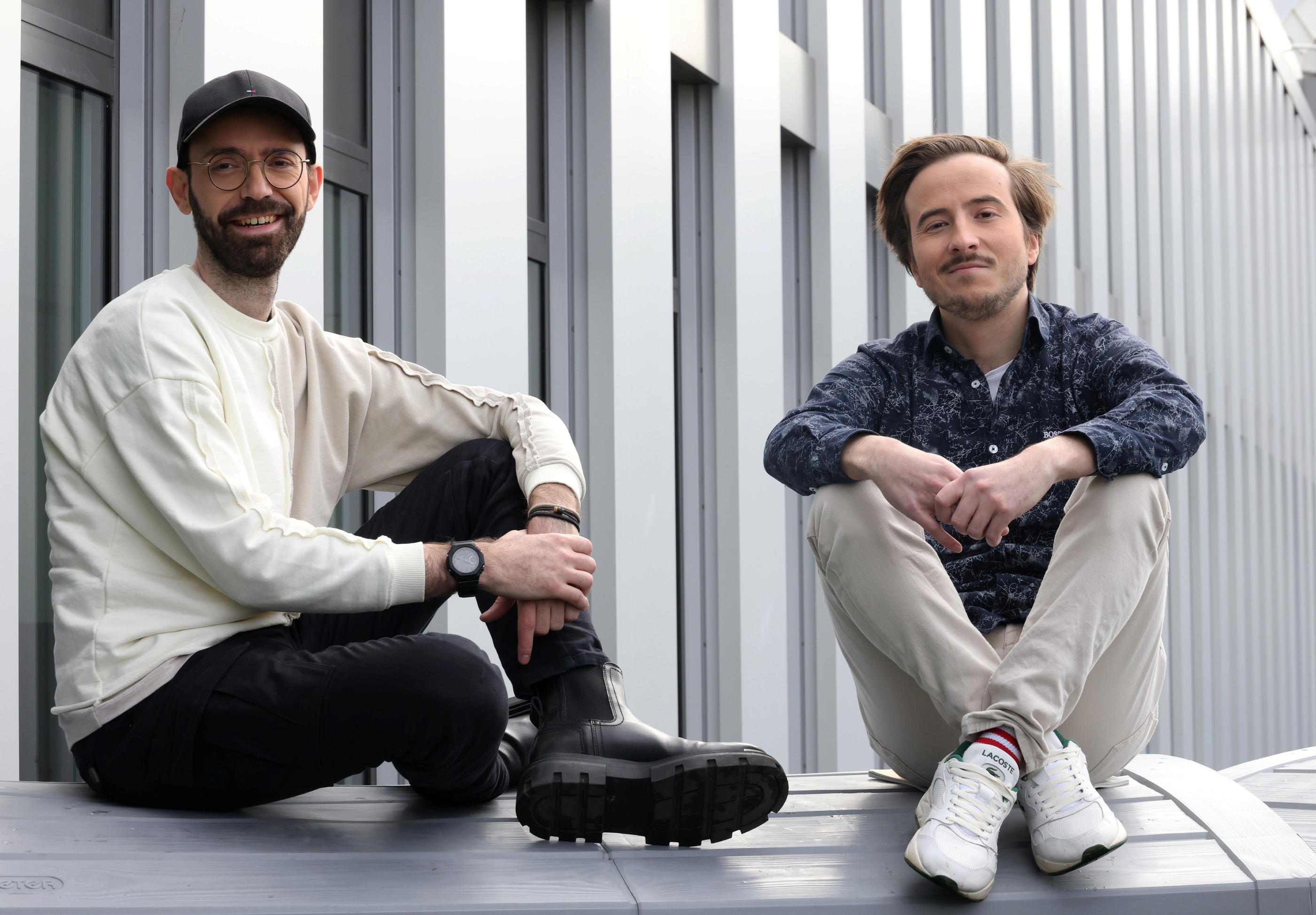 Les youtubeurs Vilebrequin, Pierre Chabrier et Sylvain Levy, ont repris les manettes de «Top Gear France» sur RMC Découverte. LP/Delphine Goldsztejn