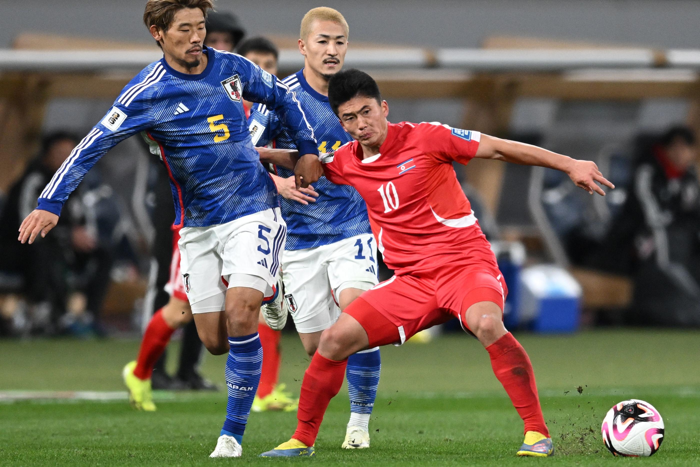 Le match entre le Japon et la Corée du Nord prévu le 26 mars ne pourra pas se tenir à Pyongyang. AFP/Yuichi YAMAZAKI