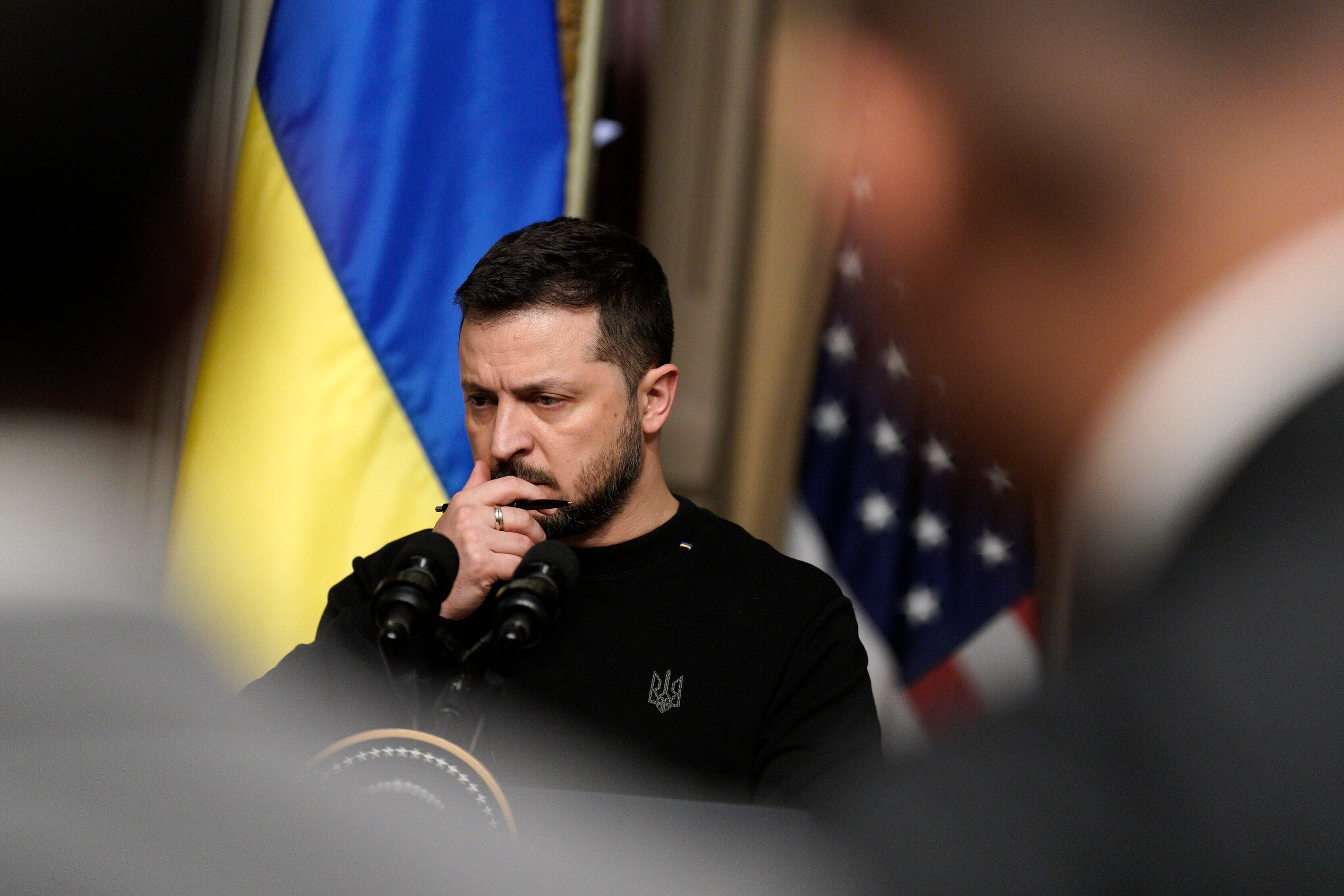 Le président ukrainien Volodymyr Zelensky (ici en 2023) réclame un nouveau soutien financier des États-Unis, principal soutien militaire de Kiev. Mais le Congrès n’a pas adopté de grande enveloppe pour son allié depuis près d’un an et demi, principalement en raison de querelles partisanes. Icon sport