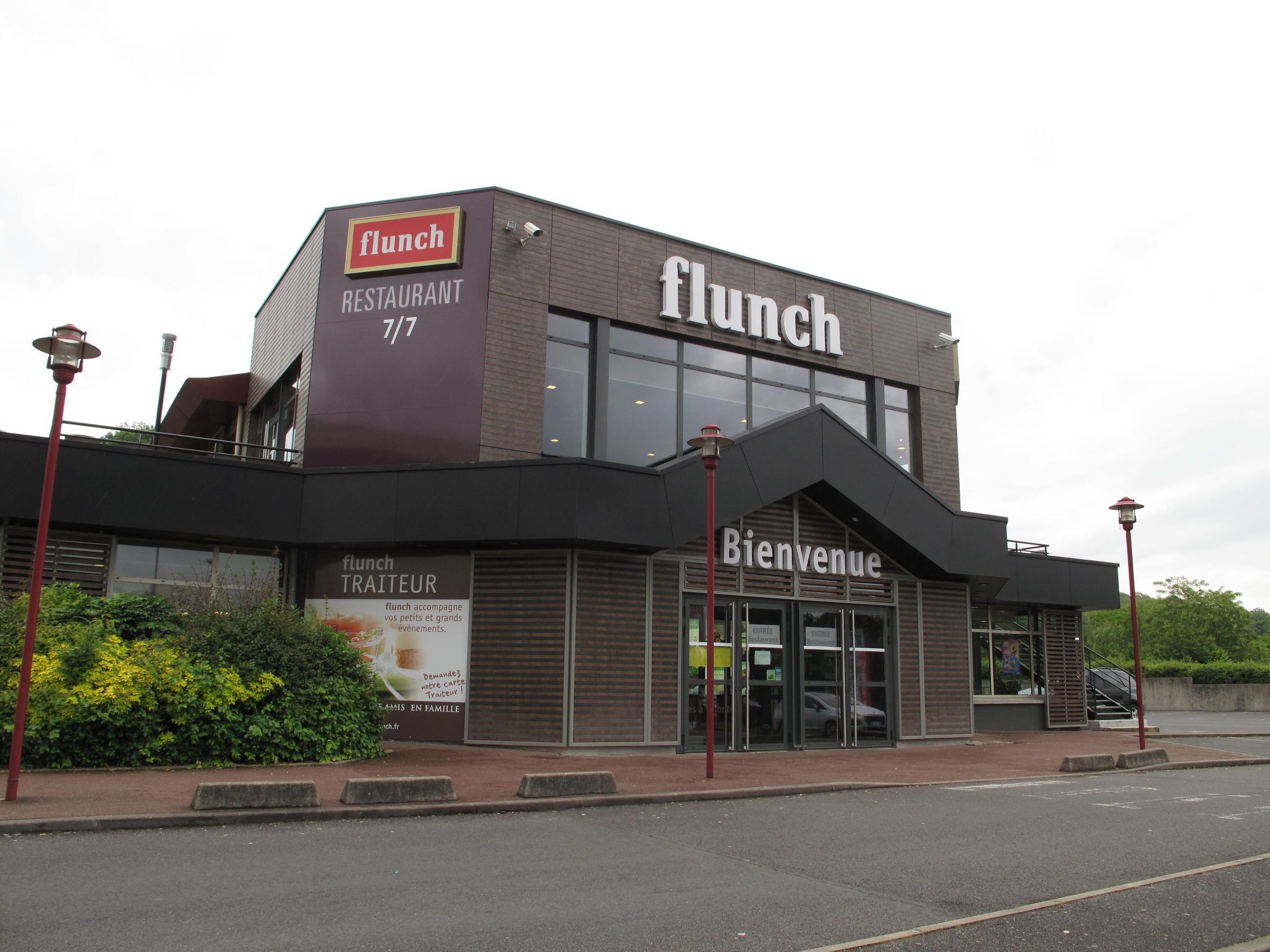 Le restaurant Flunch de Franconville (Val-d'Oise) avait subi un braquage le 25 mai 2014, pour lequel cinq hommes sont jugés depuis le 31 janvier. LP/Marie Persidat.