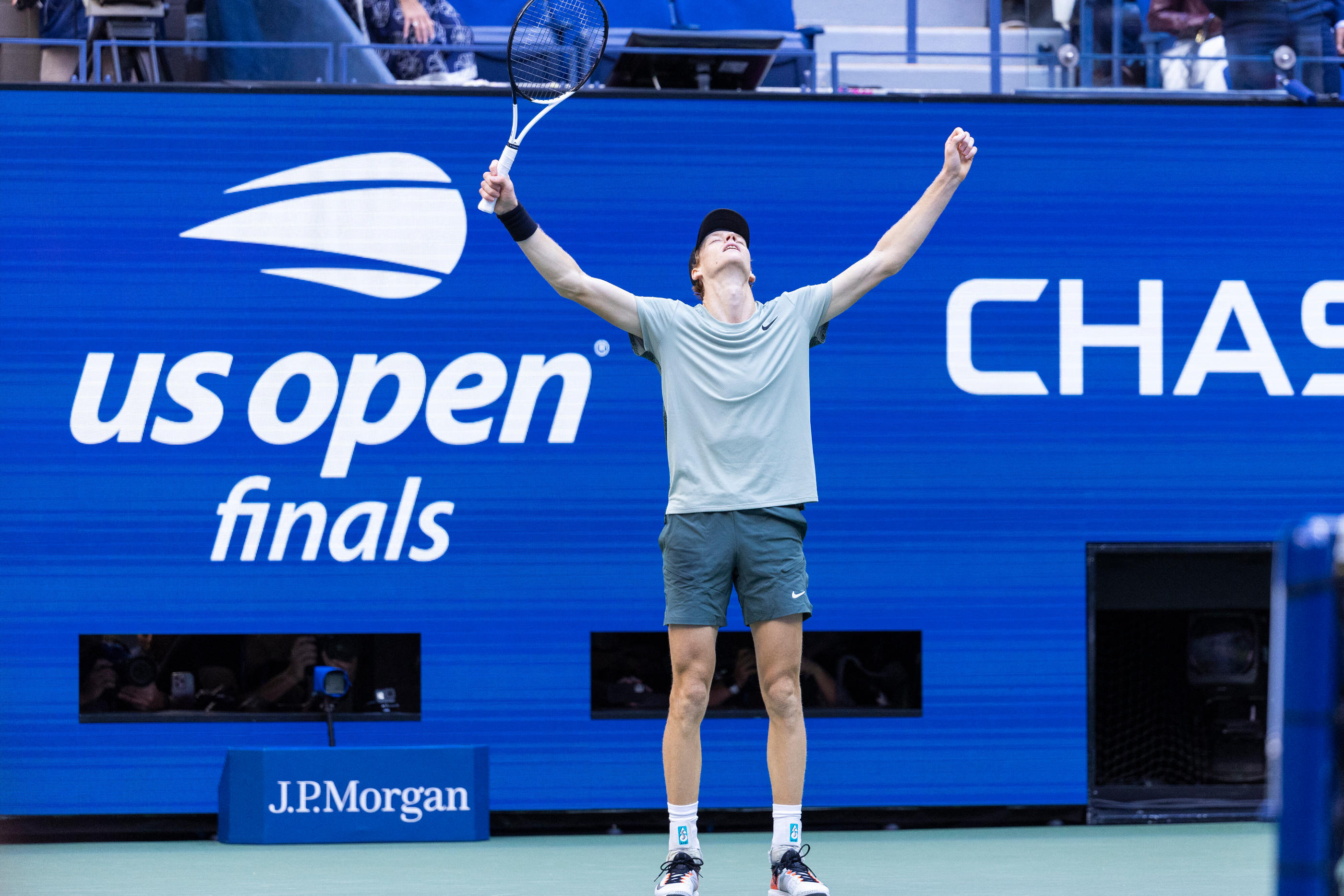 Jannik Sinner, vainqueur de son premier US Open dimanche soir contre Taylor Fritz. Icon Sport.