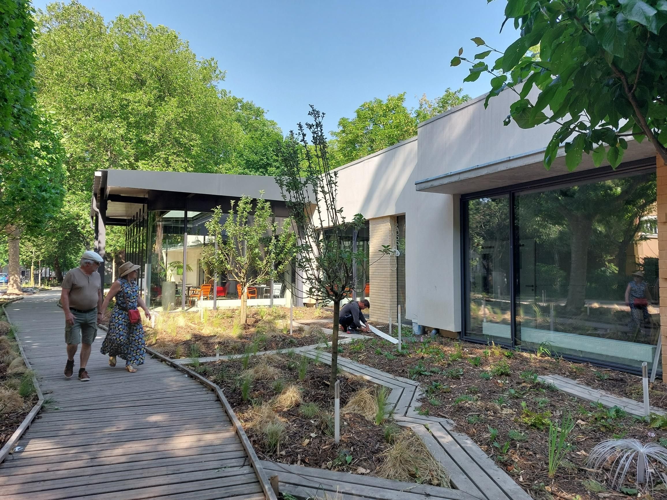La Maison de l'environnement ouvre ses portes au public ce samedi 10 juin, sur les bords de Marne, à Maisons-Alfort. LP/Laure Parny.
