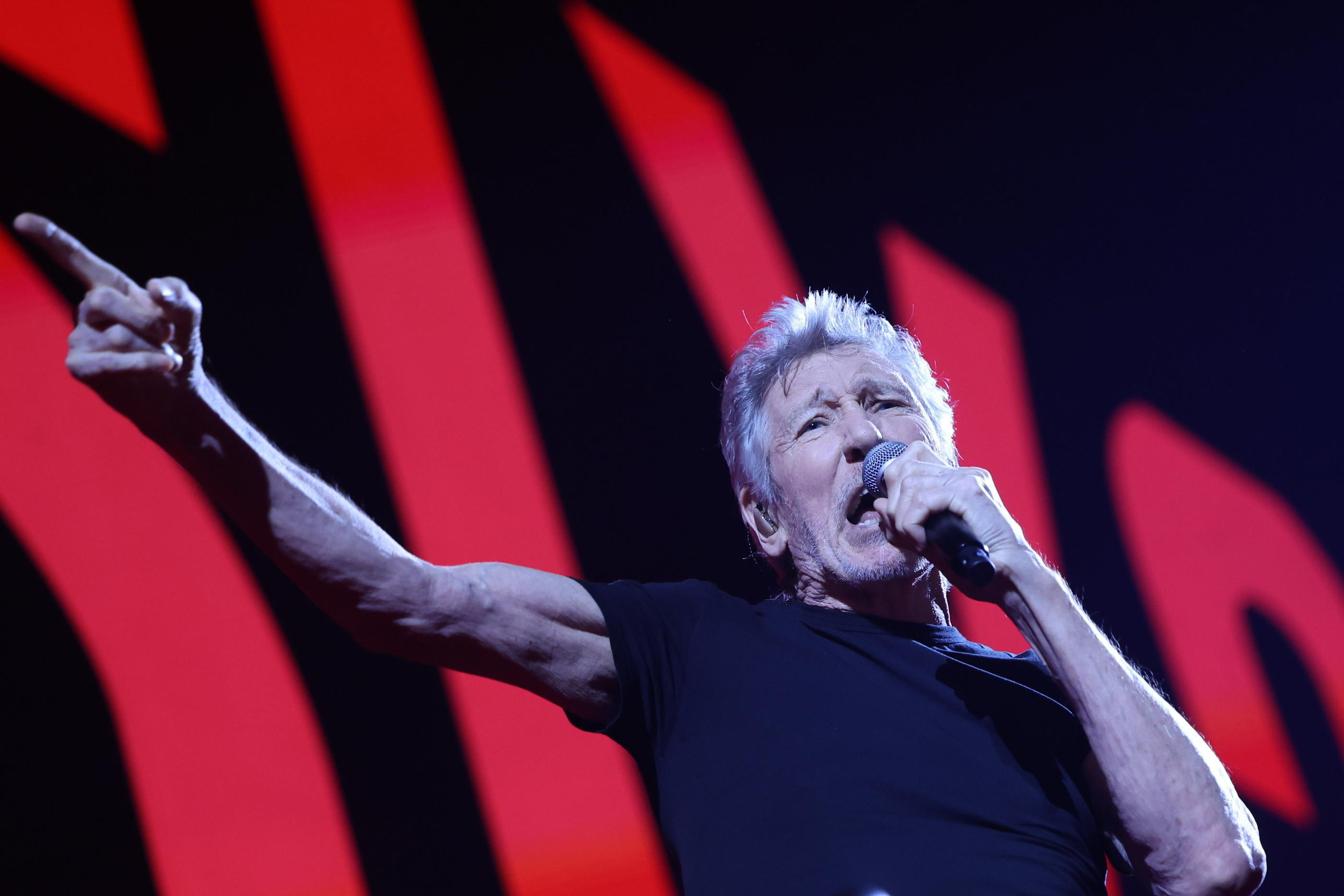 A 79 ans, l'ex-membre des Pink Floyd Roger Waters affichait une forme, physique comme vocale, éblouissante lors de son concert à l'Accor Arena de Paris, ce mercredi. LP/Arnaud Journois