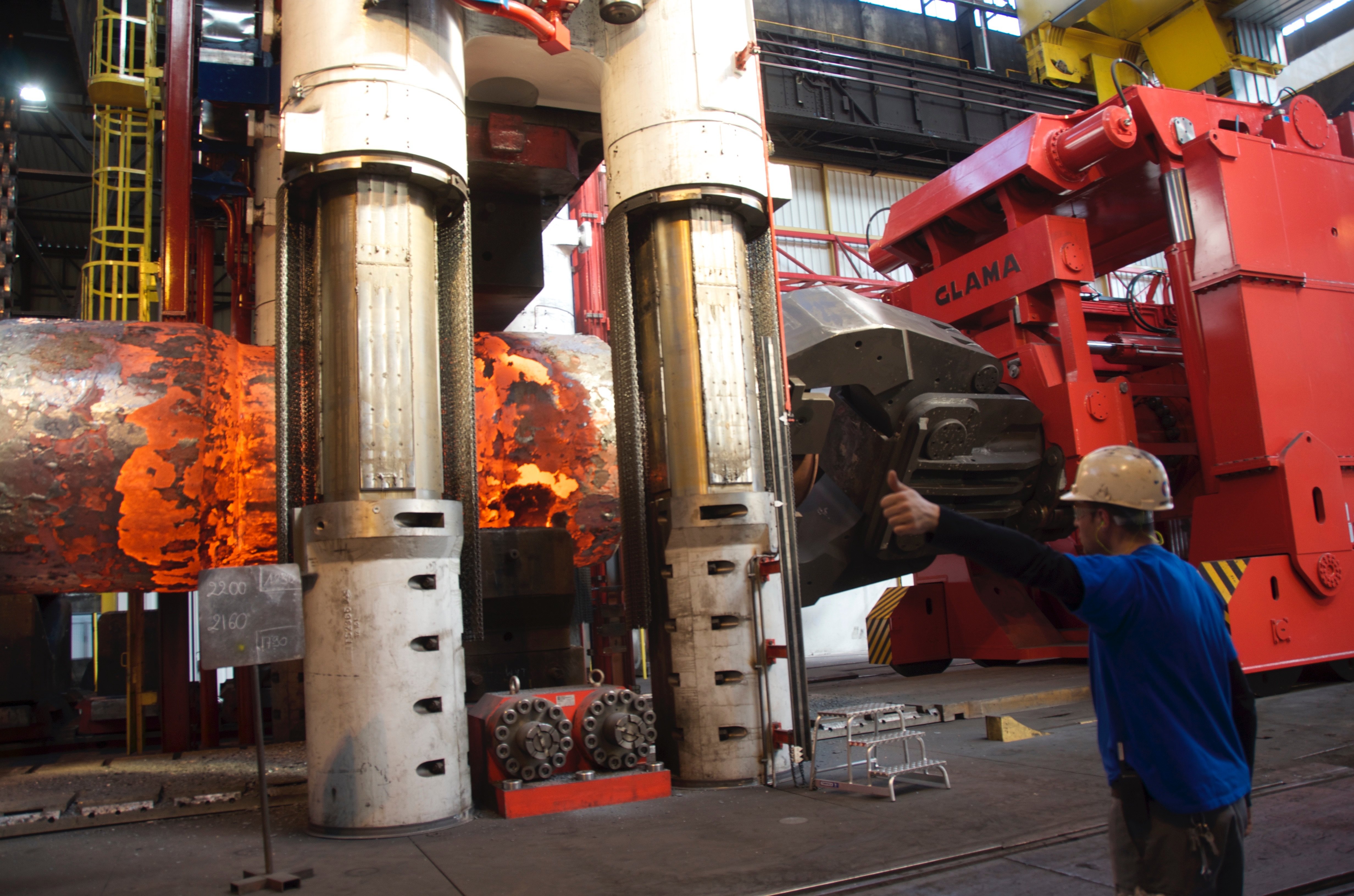 La forge de Framatome, au Creusot, est le pivot du renouveau industriel de la ville. LP/Alain Bollery