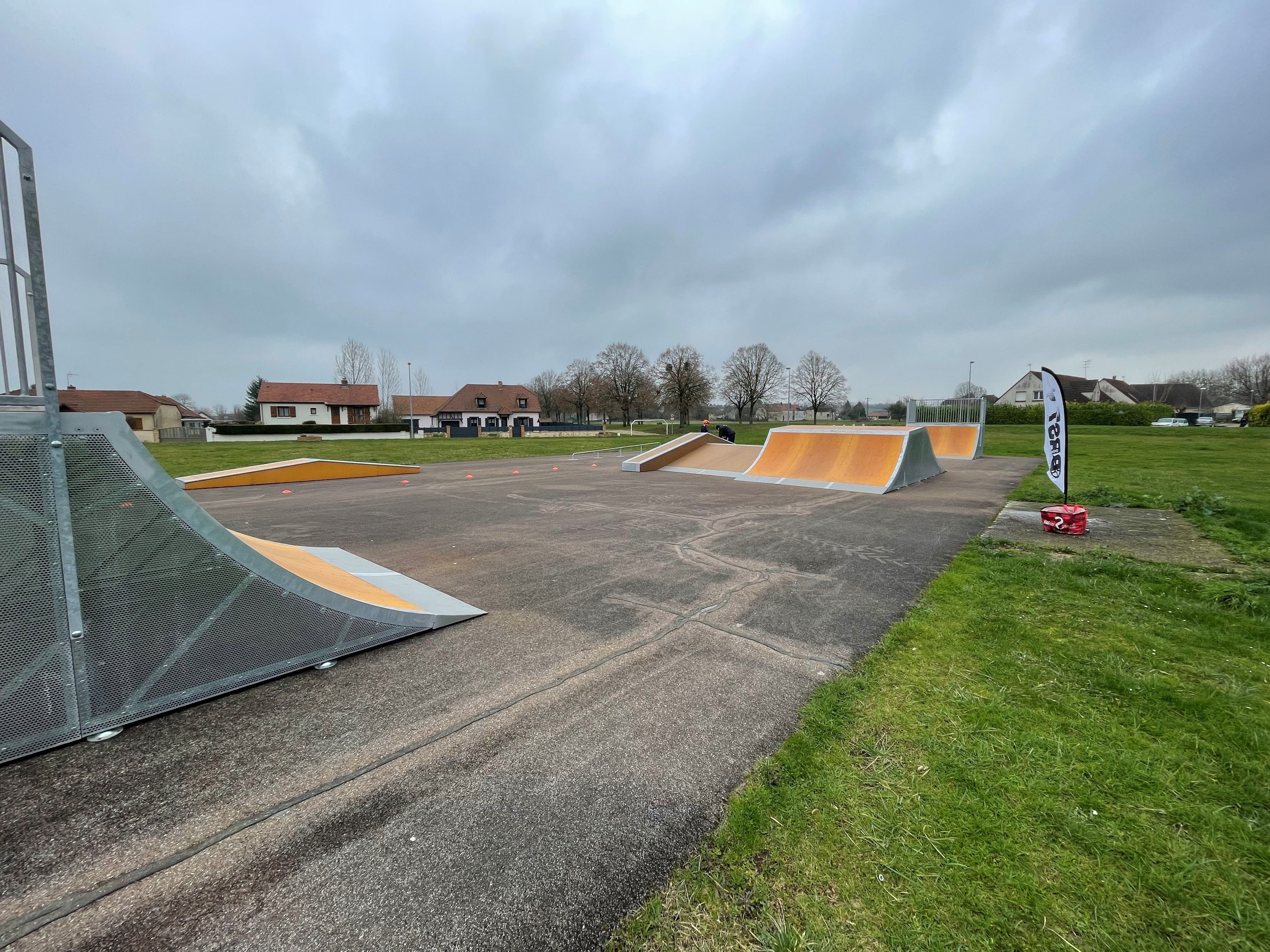 Virey-sous-Bar est la dernière commune en date de l'Aube à s'être dotée d'un équipement dédié à la pratique du skate ou du BMX, qui sera inauguré ce samedi 21 septembre 2024. DR