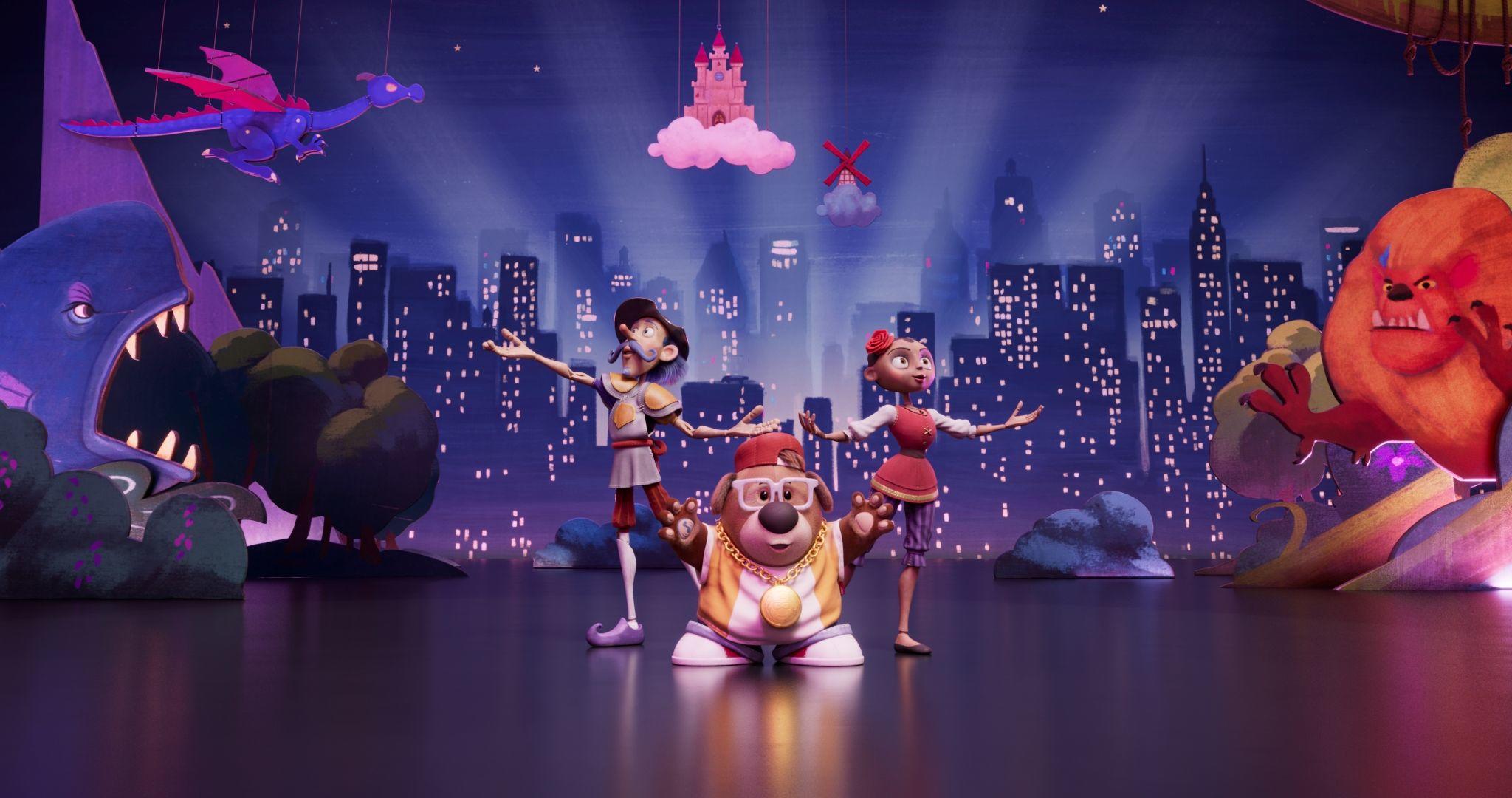 Le personnage principal des « Inséparables » est DJ Doggy Dog, un nounours en mousse et à pile qui chante du rap. nWave/Octopolis/ACF/2023