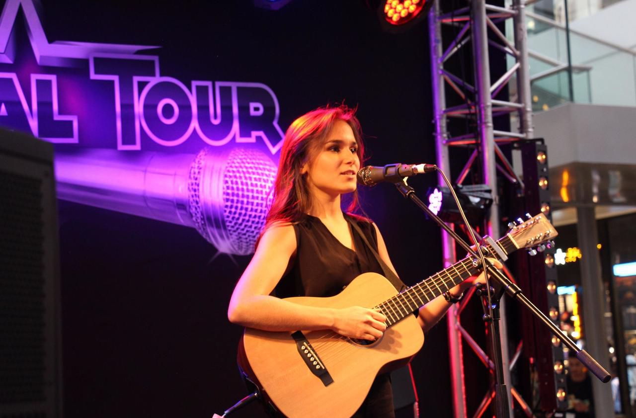 <b></b> Chauconin-Neufmontiers, samedi 7 octobre. Margaux, 15 ans, a emporté les faveurs du jury de l’étape meldoise du Vocal Tour. 