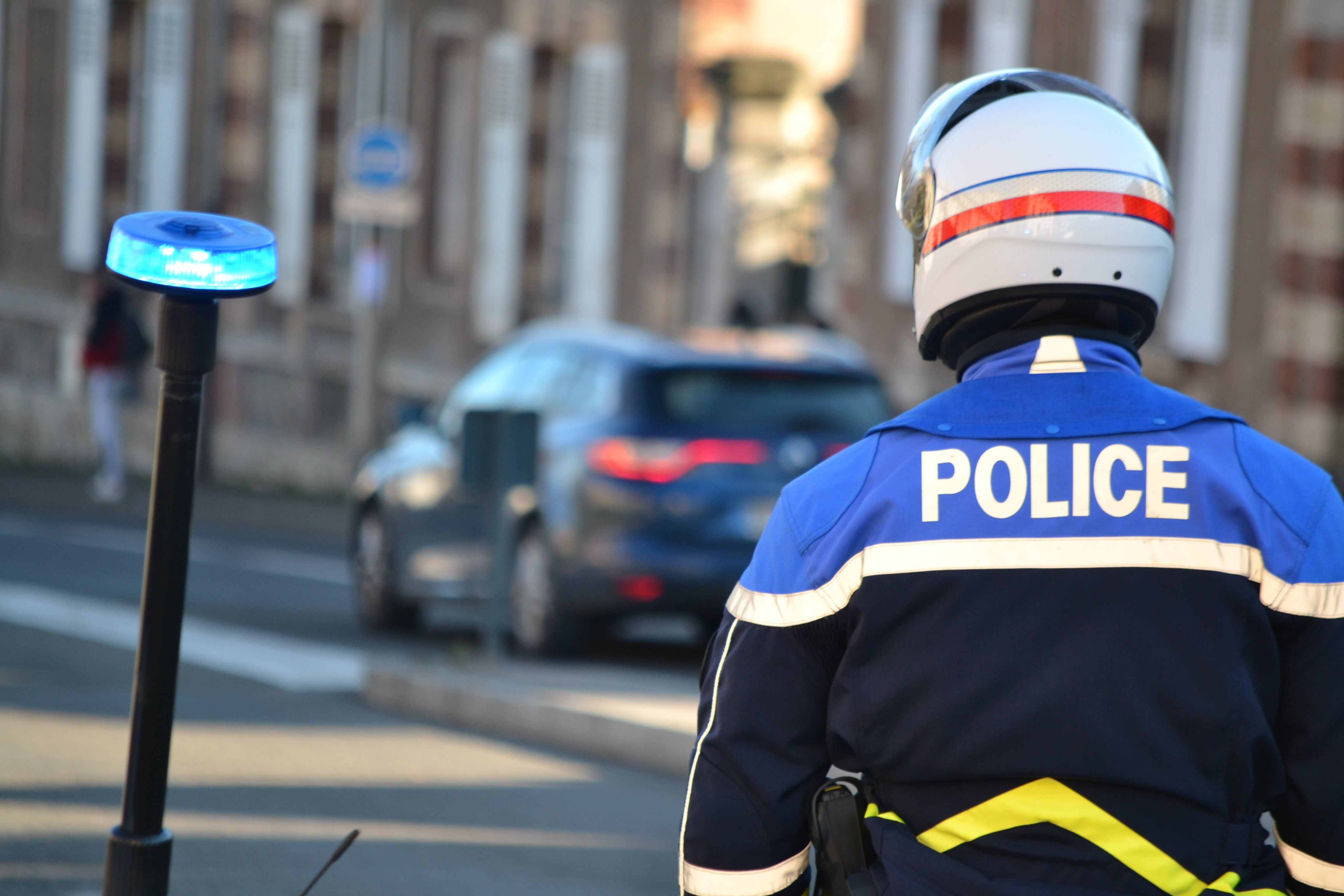 Illustration. Un motard de la police a été légèrement blessé à une main lors d'une chute, alors qu'il tentait d'interpeller un fuyard durant la nuit de jeudi à vendredi à Villiers-sur-Marne. LP/Christophe Blondel