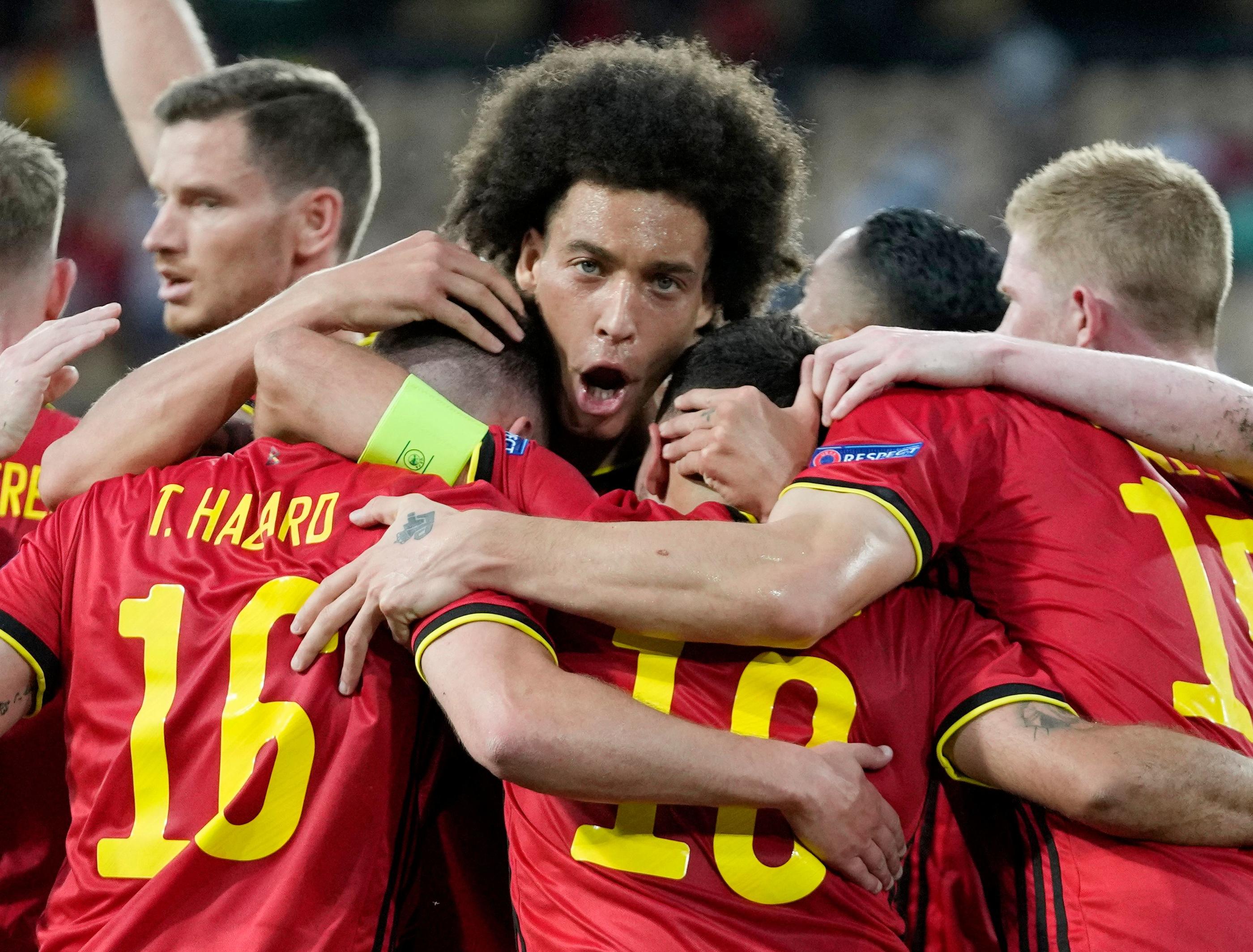 La Belgique a résisté au Portugal dans les derniers instants. REUTERS/Thanassis Stavrakis