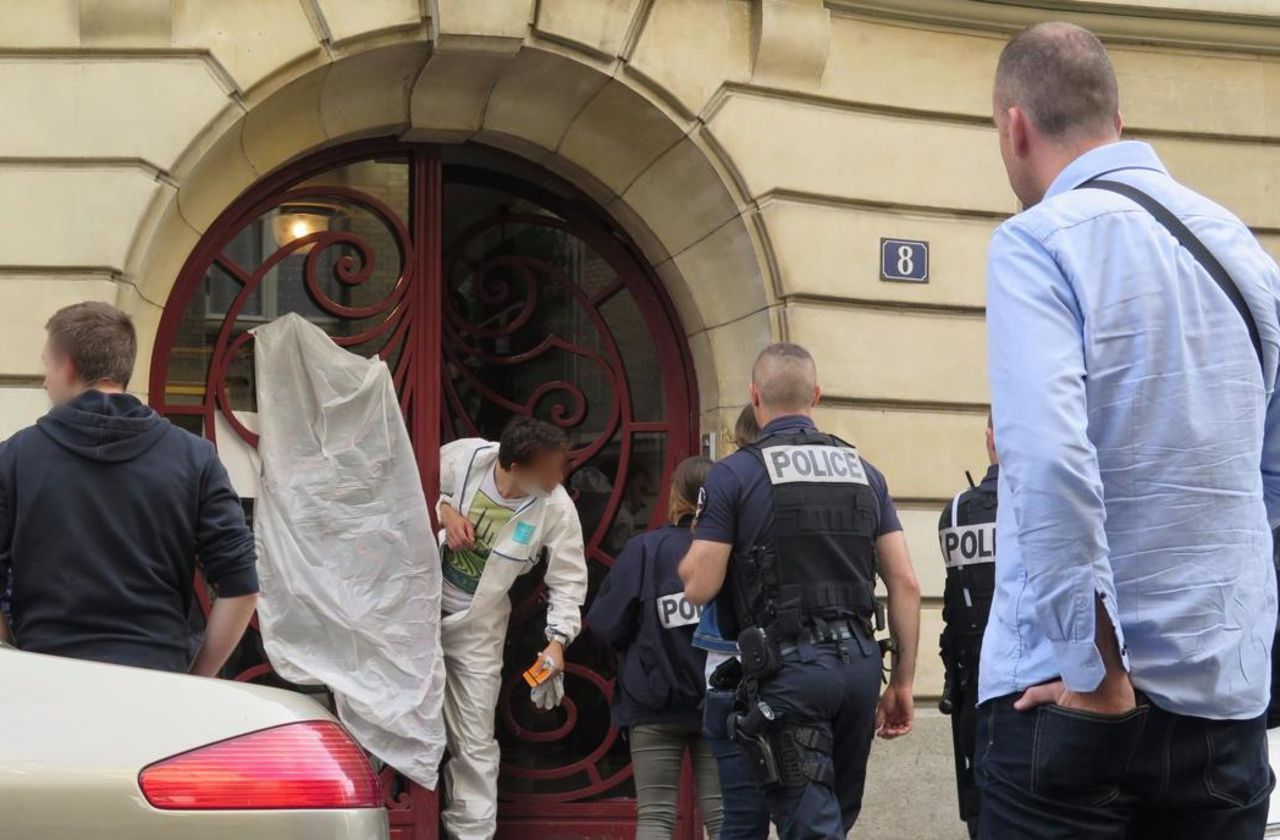<b></b> Yasmina a été retrouvée morte dans un immeuble de la rue du Square-Delambre à Paris (XIVe), en juillet 2017.