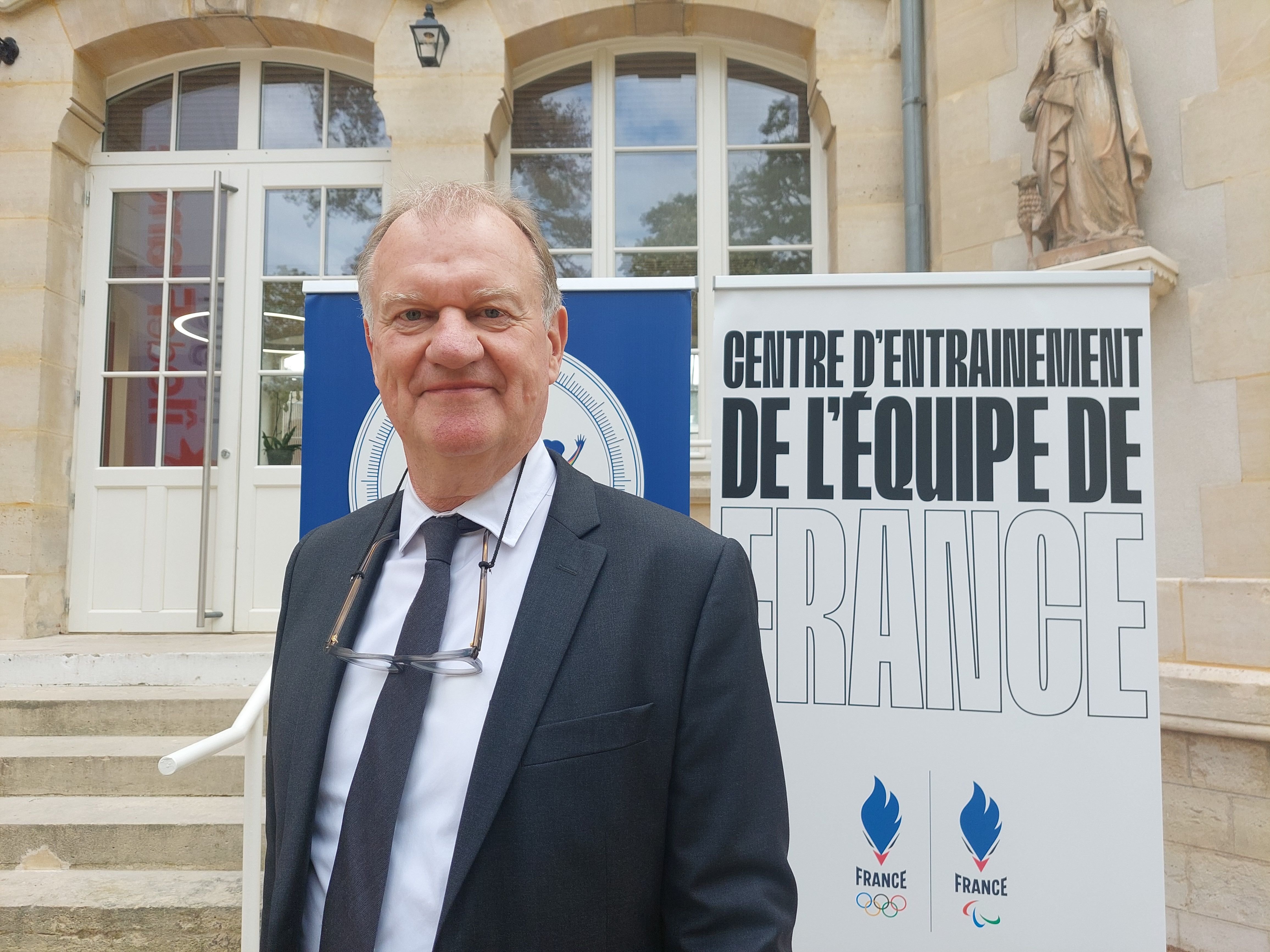 Châtenay-Malabry, le 11 juin. Après huit ans à la tête du Creps d'Ile-de-France, l'ancien handballeur professionnel Michel Godard passe la main en septembre après les Jeux. LP/Olivier Bureau