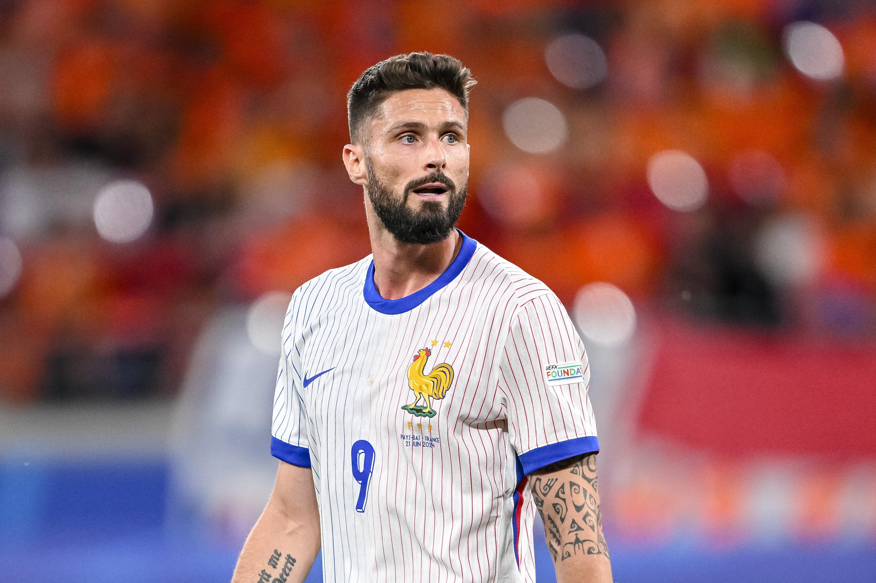 Olivier Giroud peut-il une nouvelle fois inverser la hiérarchie et bousculer l’avis du staff technique ? C’est l’un des enjeux de France - Pologne, ce mardi à Dortmund. Icon Sport/DeFodi Images/Harry Langer