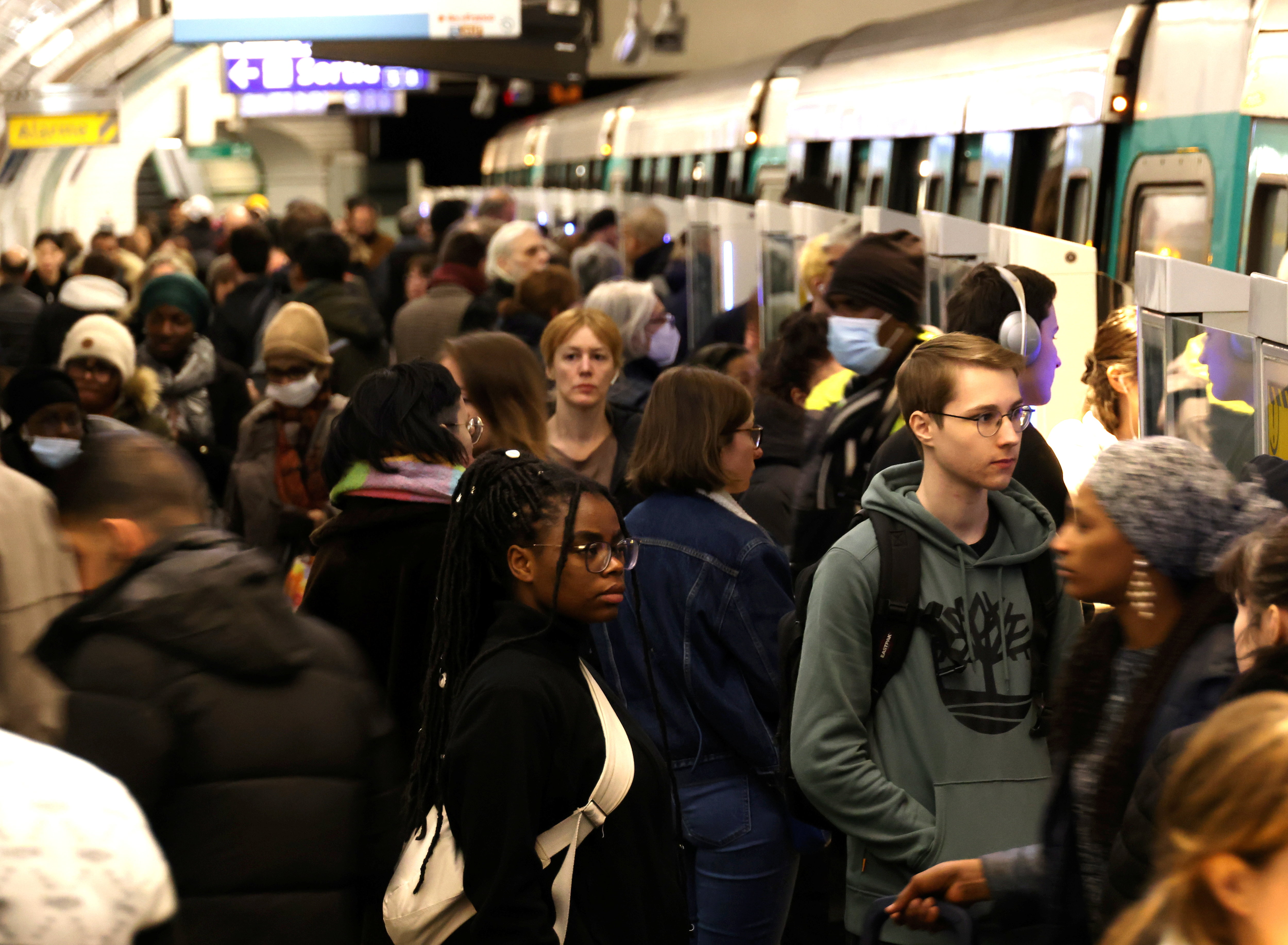 Dans le métro parisien, l’air est plus pollué que dans la rue. LP/Delphine Goldsztejn