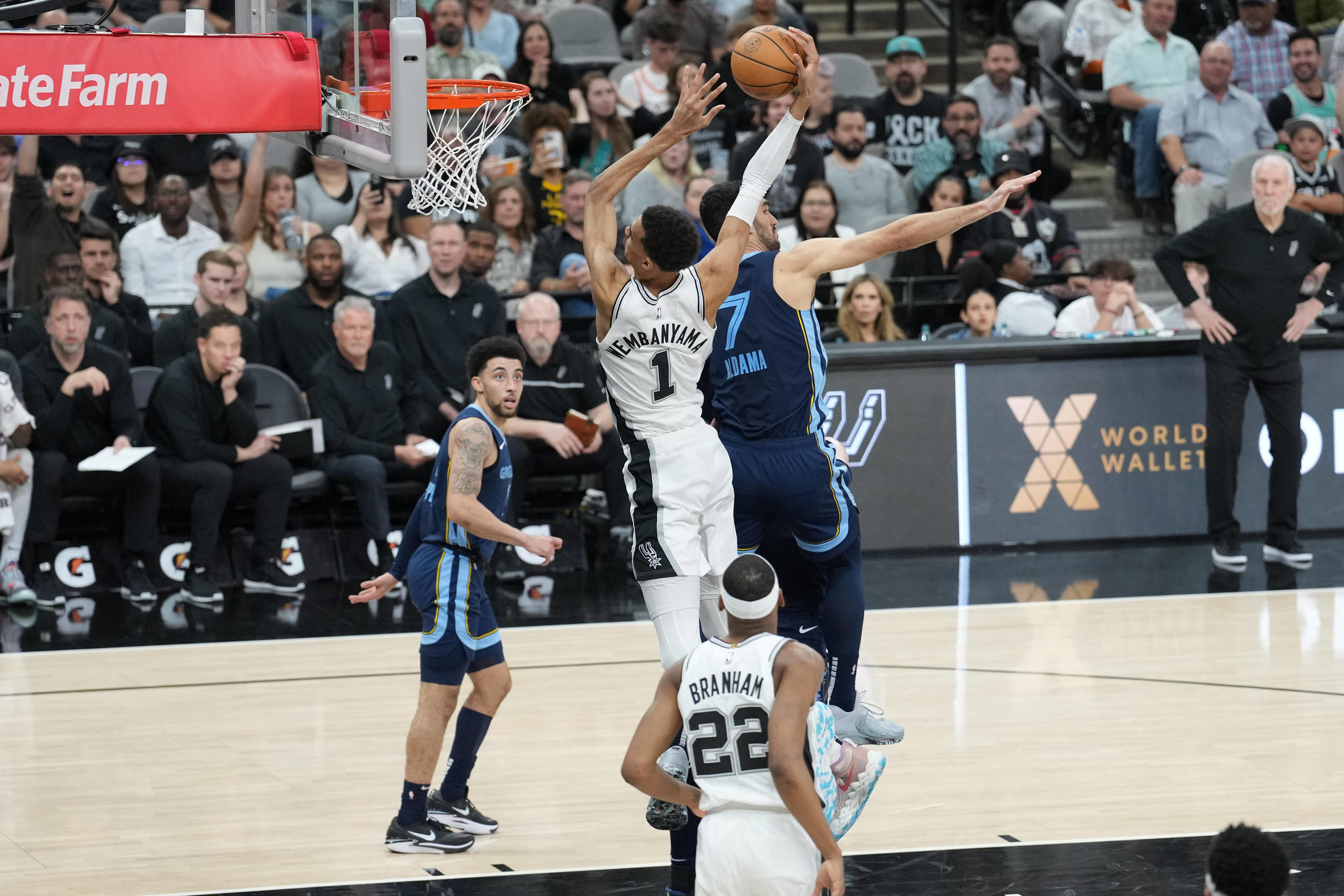 Les San Antonio Spurs de Victor Wembanyama occupent toujours la dernière place de la conférence Ouest. (Daniel Dunn/IconSport)