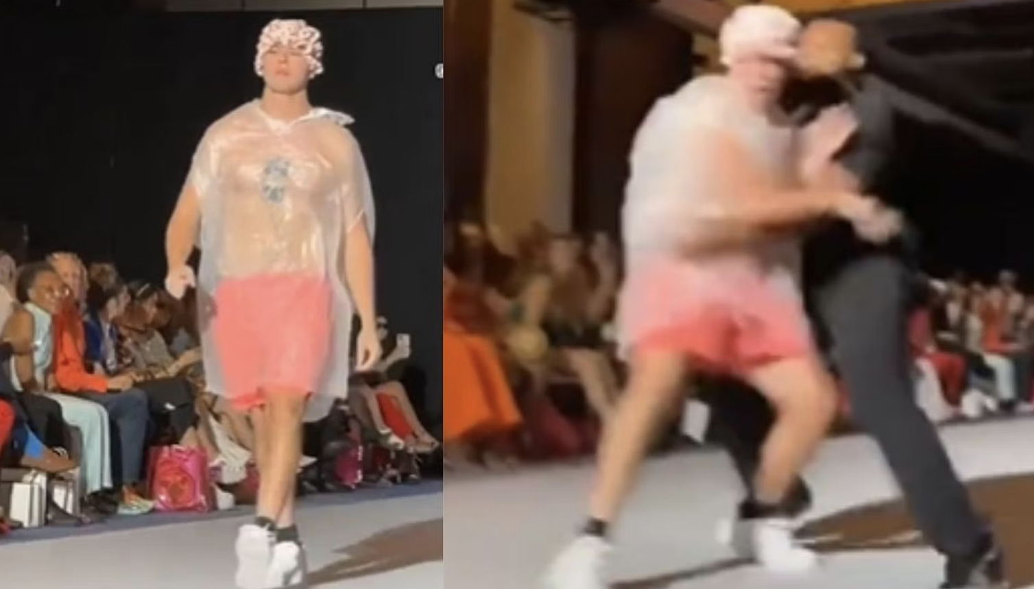 Cette vidéo d'une personne se pavanant habillée d'un sac poubelle à la Fashion Week de New York est devenue virale. Instagram