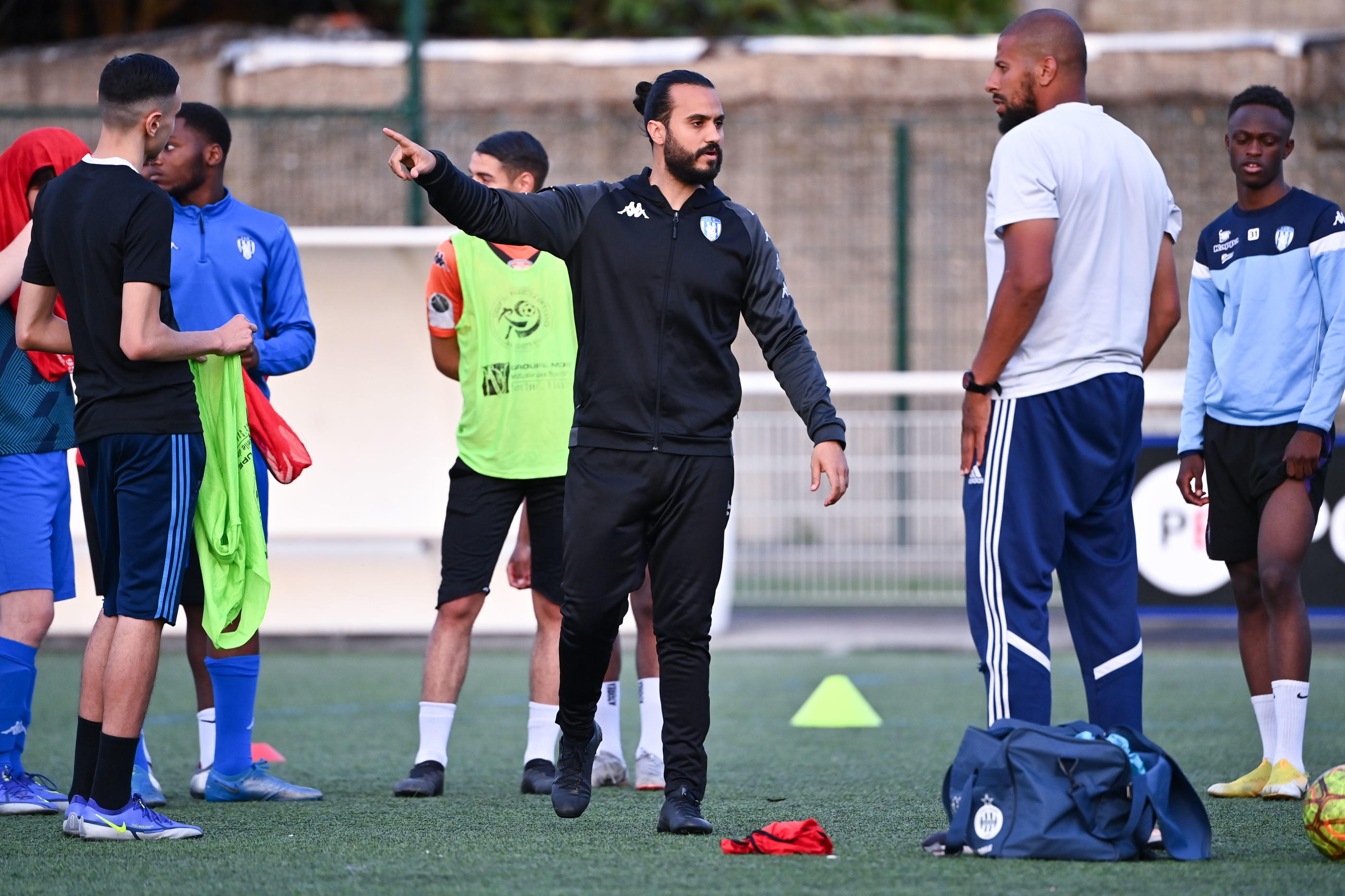 Nassim El Abdi a amené les jeunes U19 de la JA Drancy en quarts de finale du championnat de France. Une première pour un club amateur. LP/Icon Sport/Anthony Dibon