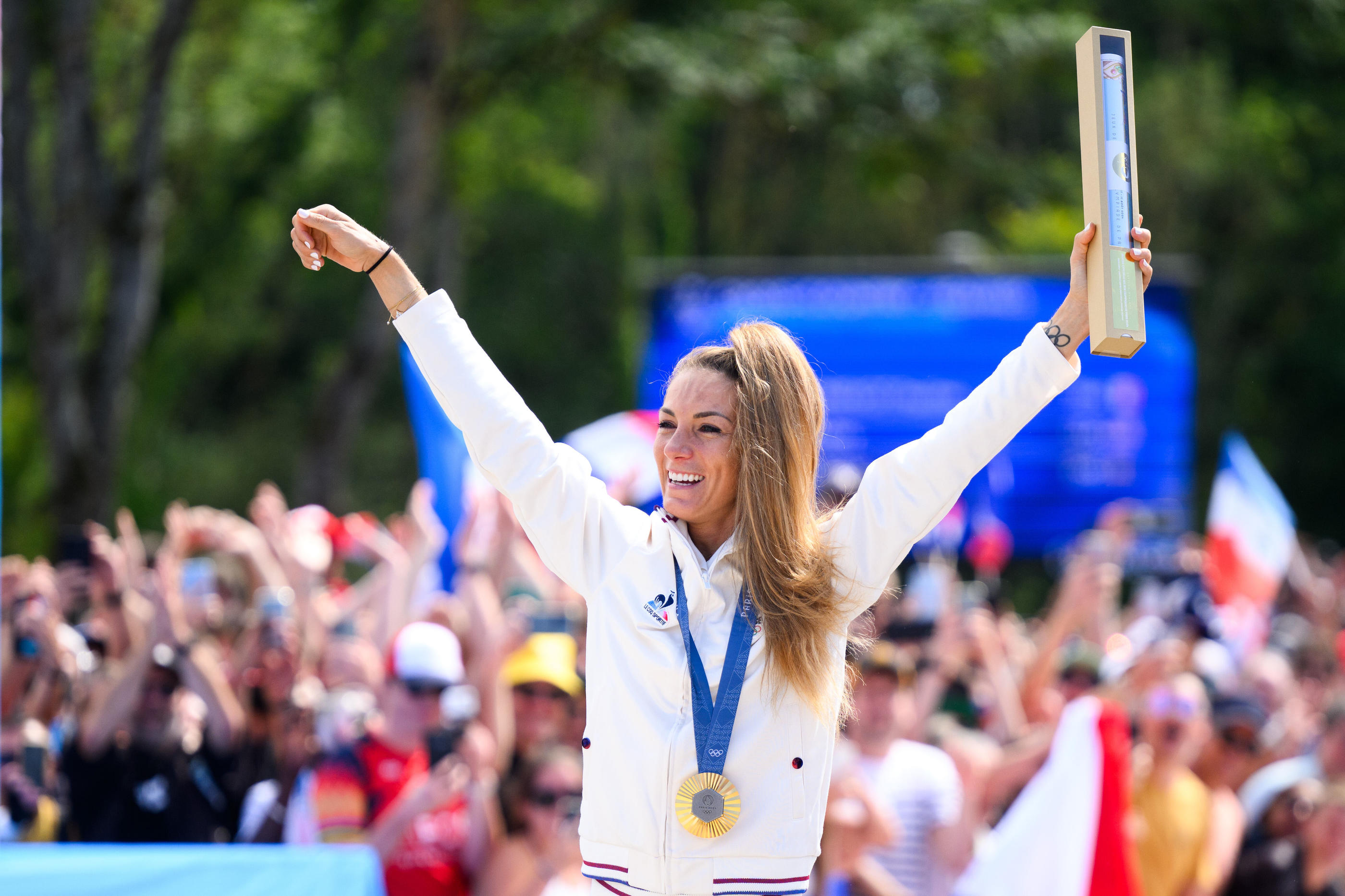 Pauline Ferrand-Prévot a réussi une performance exceptionnelle. Bildbyran/Icon Sport