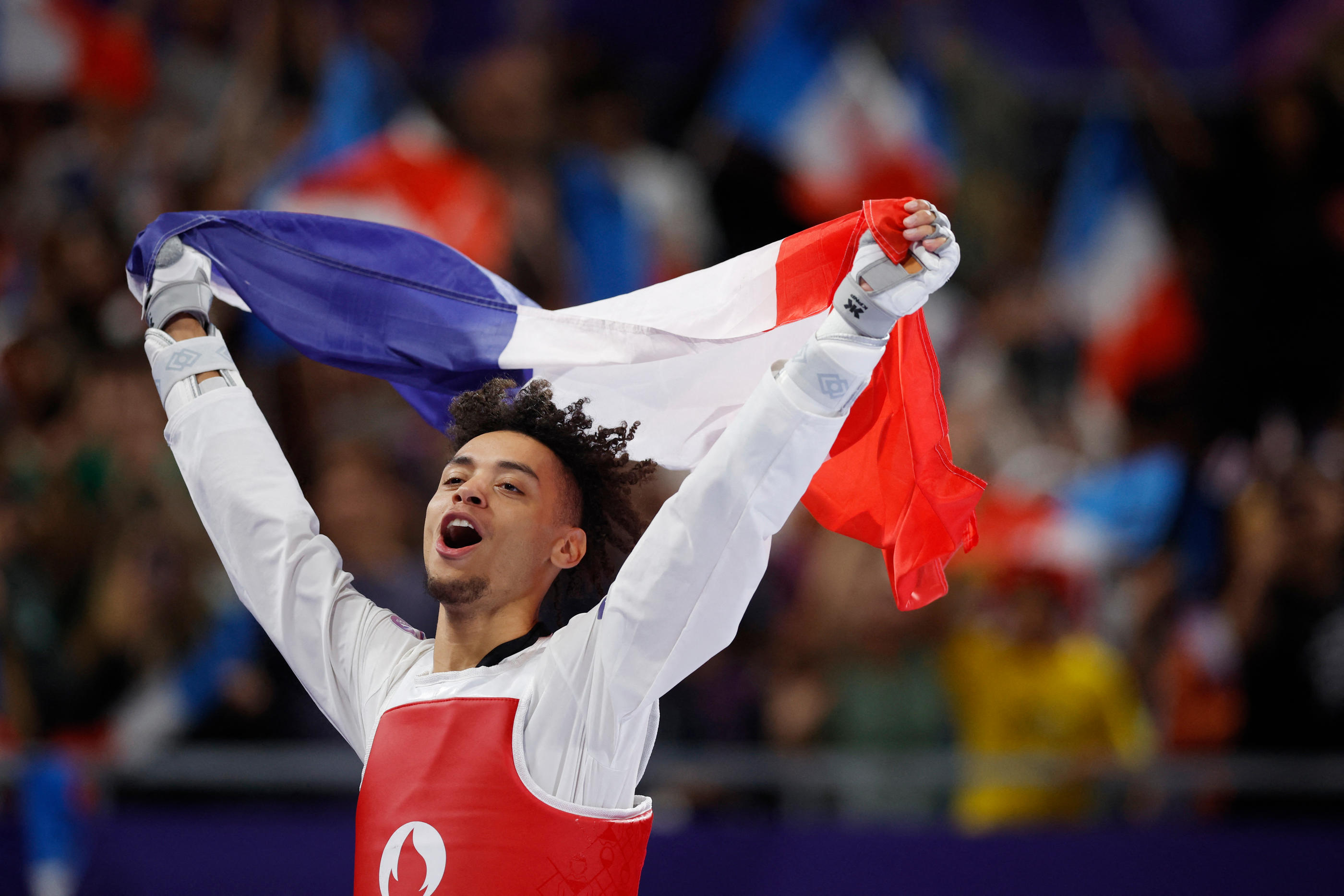 Cyrian Ravet est devenu médaillé de bronze. REUTERS/Albert Gea