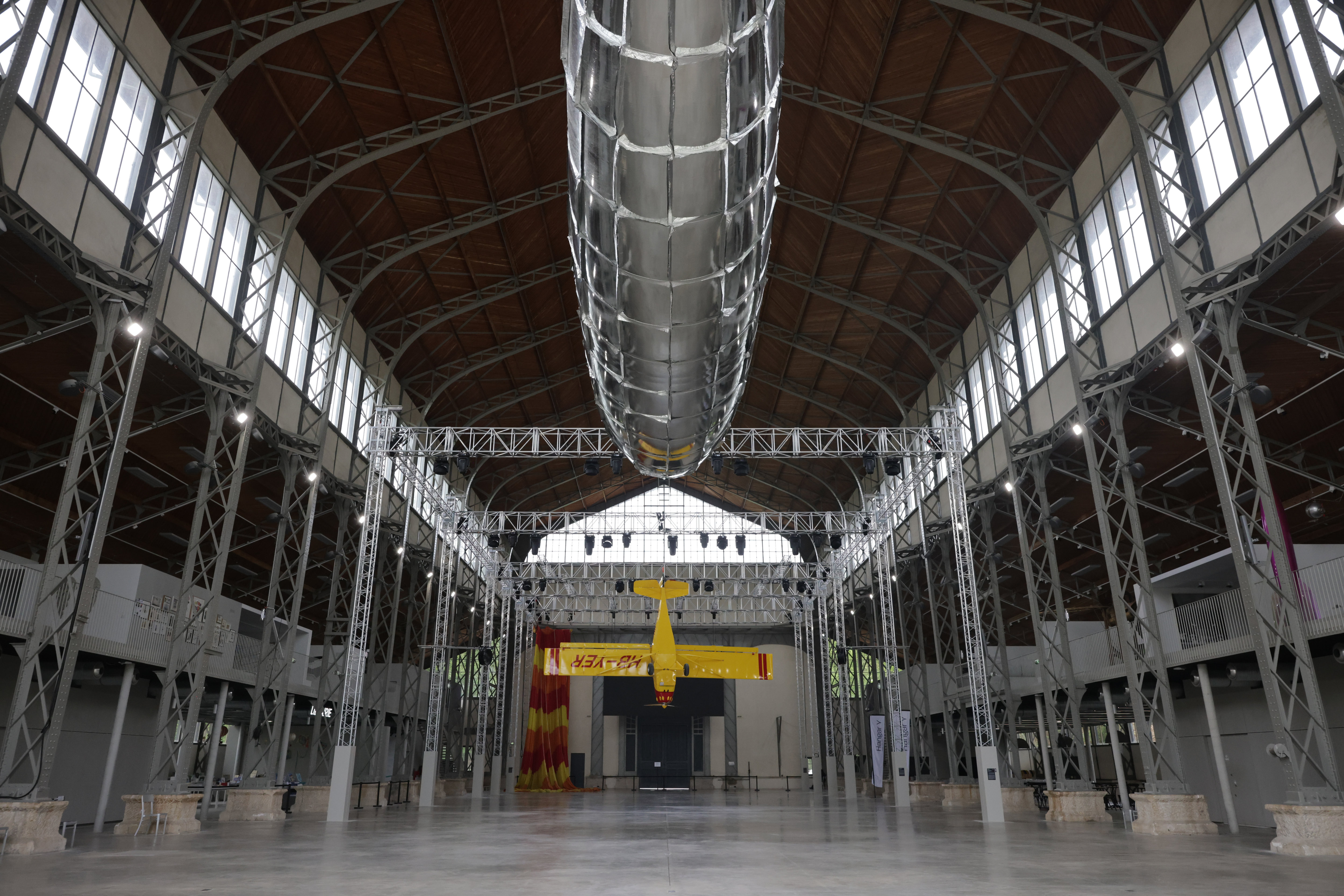Meudon (Hauts-de-Seine). Le Hangar Y, qui a rouvert ses portes en mars 2023 et a accueilli 160 000 visiteurs en un an, est dans le parcours Sud-Ouest du guide Cartoville « Grand Paris ». LP/Philippe de Poulpiquet