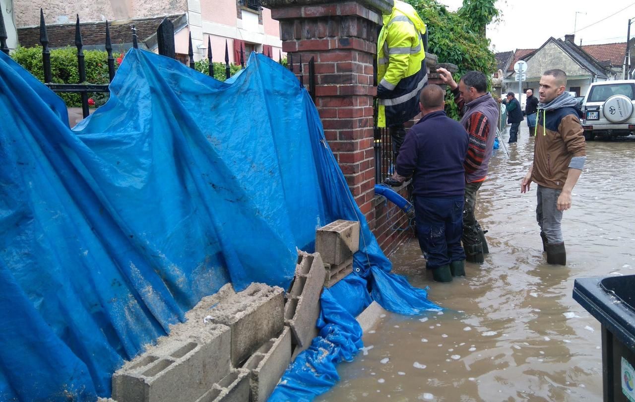 <b>Donnemarie-Dontilly, le 31 mai.</b> La commune avait été l’une des premières touchées par les inondations. Elle est toujours dans l’attente d’une reconnaissance d’état de catastrophe naturelle. 