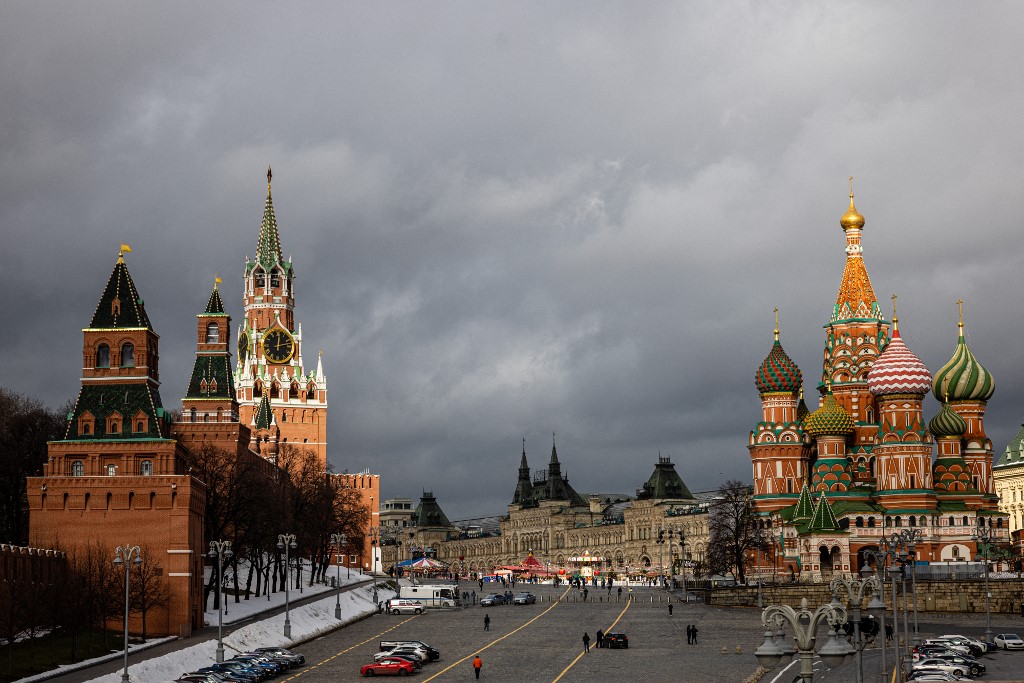 Le Kremlin, résidence du président russe Vladimir Poutine à Moscou (Russie). Dimitar DILKOFF / AFP