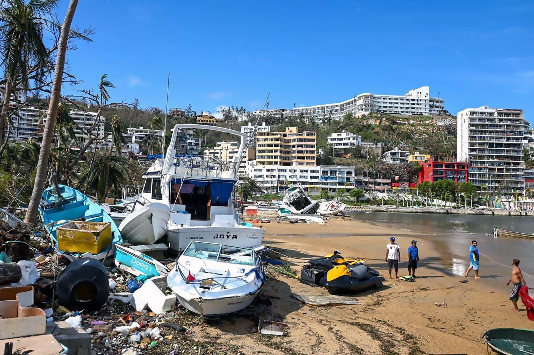 Acapulco (Mexique), le 26 octobre 2023. L'ouragan Otis a fait des dizaines de morts. AFP/Francisco Robles