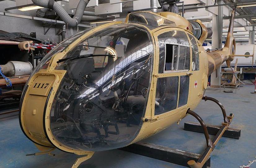 <b></b> Warluis. Le musée de l’aviation a récupéré sa Gazelle entièrement restaurée. 