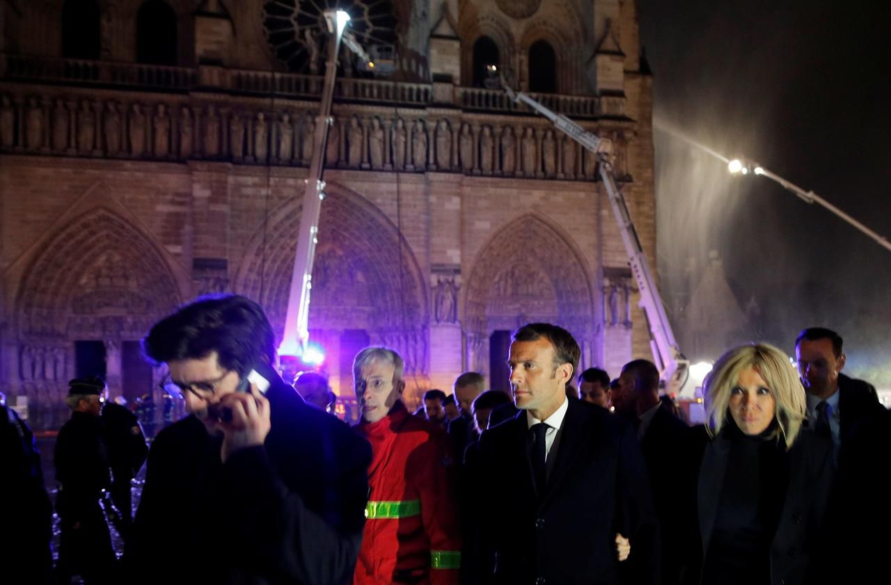 Incendie de Notre-Dame : les Macron à l’heure de la grande communion