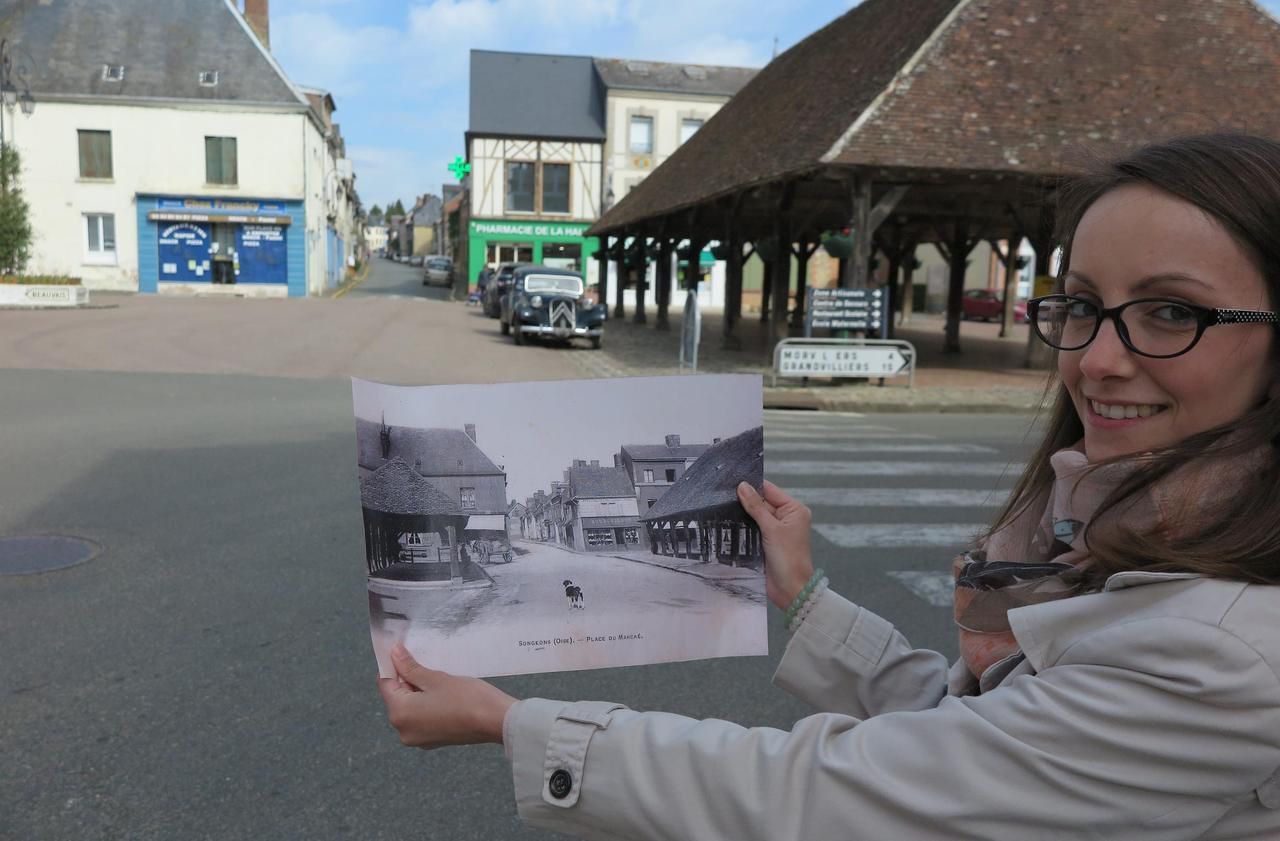 <b></b> Songeons, vendredi. En se basant sur d’anciens documents historiques, Marie Lézier, chargée de mission tourisme à la Picardie Verte, va réaliser un parcours patrimoine.