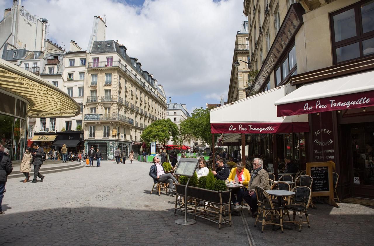 <b></b> Quartier des Halles, Paris (Ier). Les arrondissements du centre ne sont pas ceux qui sont le plus recherchés par les locataires…