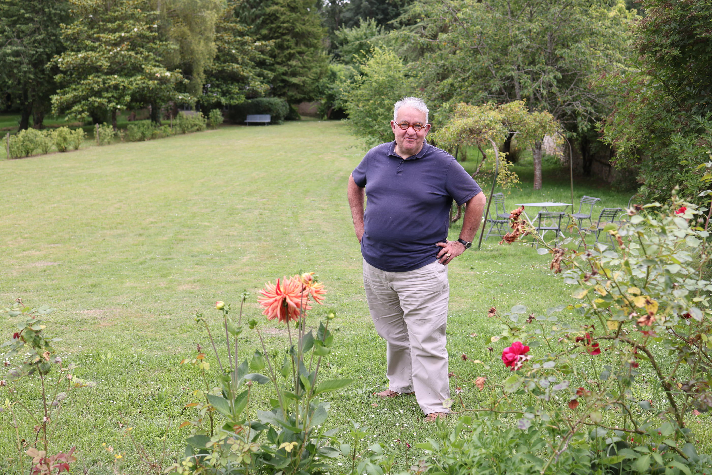 Chalo-Saint-Mars (Essonne), le 10 juillet. Urbain Cancelier vit dans cet écrin de nature, loin des plateaux de tournage de cinéma. LP/Olivier Lejeune