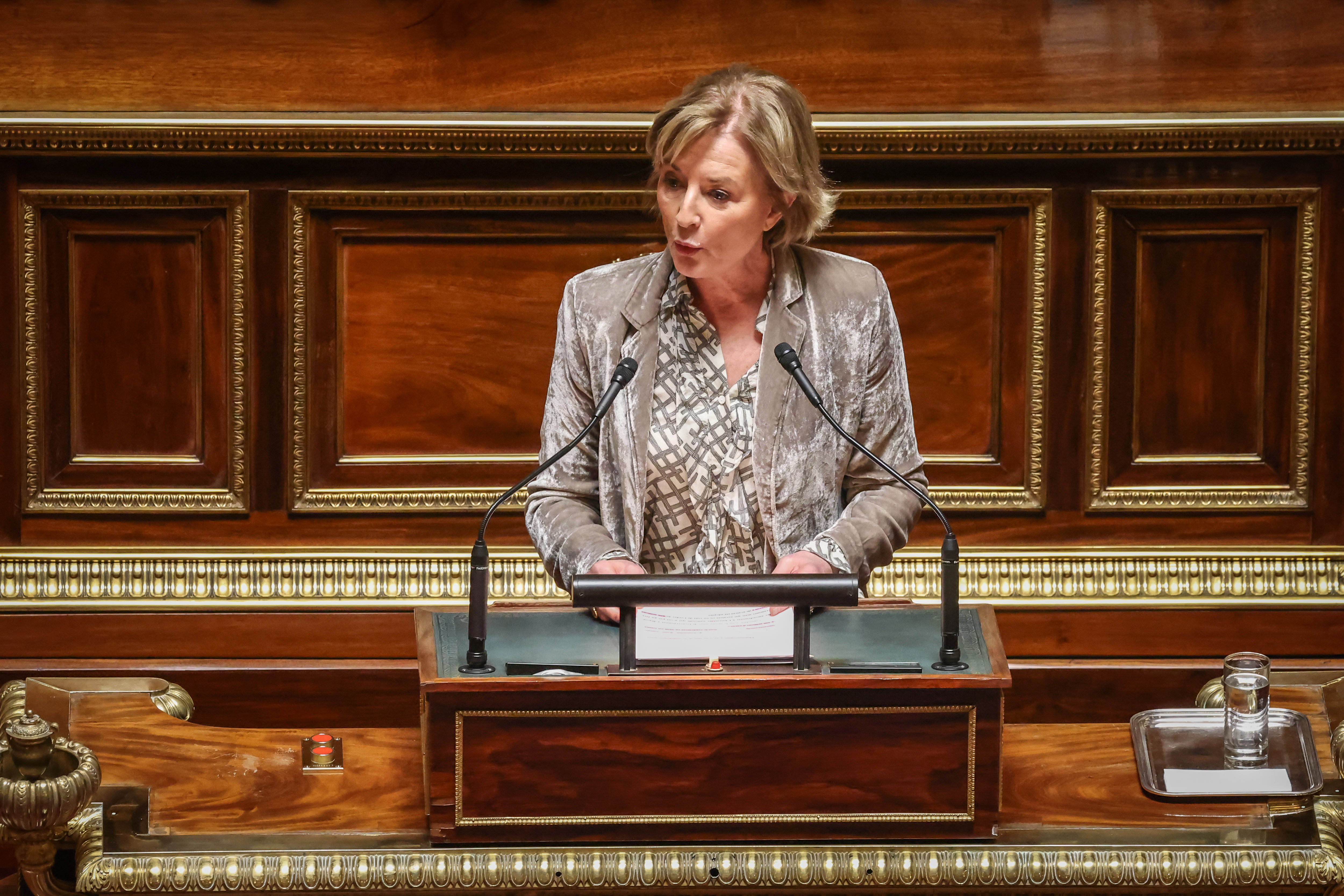 Elisabeth Doineau a justifié le régime de retraites des sénateurs (archives). LP/Frédéric Dugit