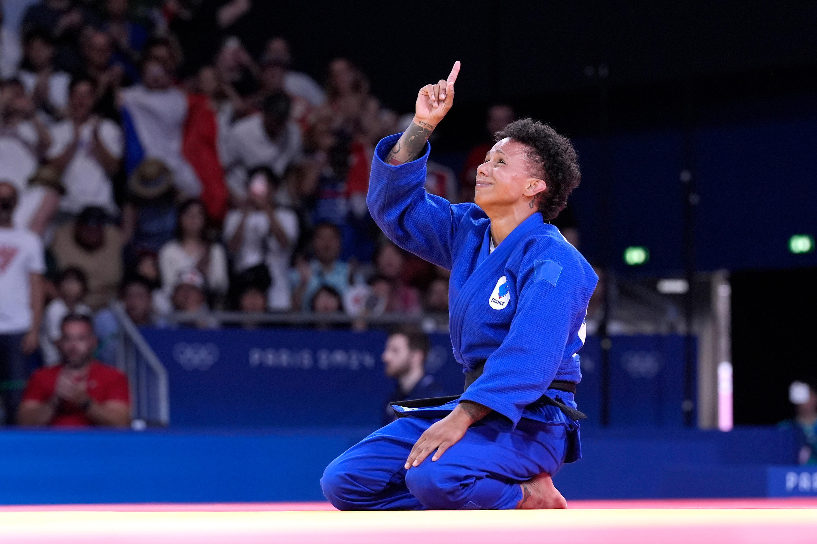 Amandine Buchard veut désormais coupler judo et rugby de haut niveau. Icon Sport