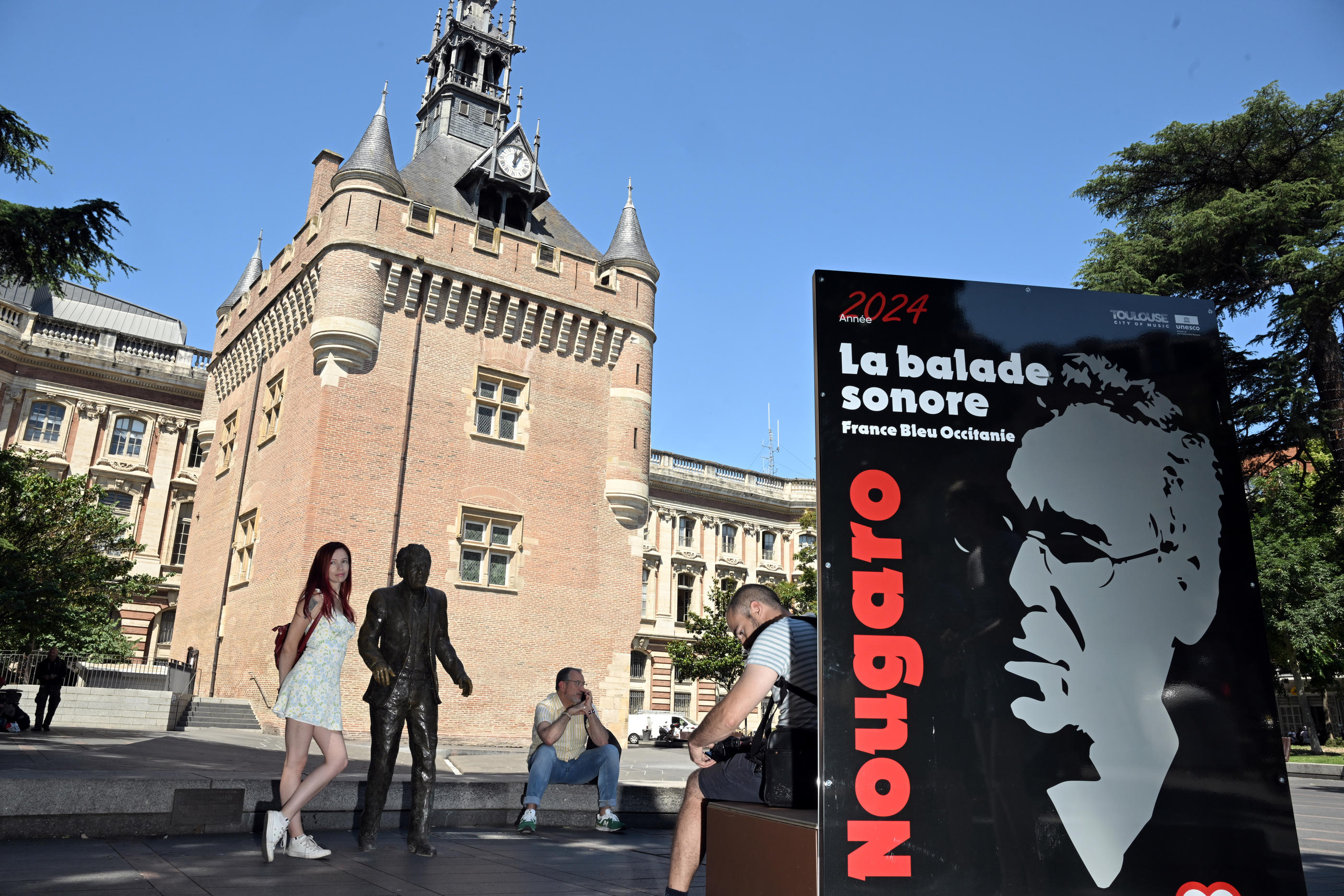 Après avoir fêté Claude Nougaro via une balade sonore, Toulouse (Haute-Garonne) organise un concert gratuit des chansons de l'artiste ce dimanche 8 septembre 2024, sur la place du Capitole. LP/Rémy Gabalda