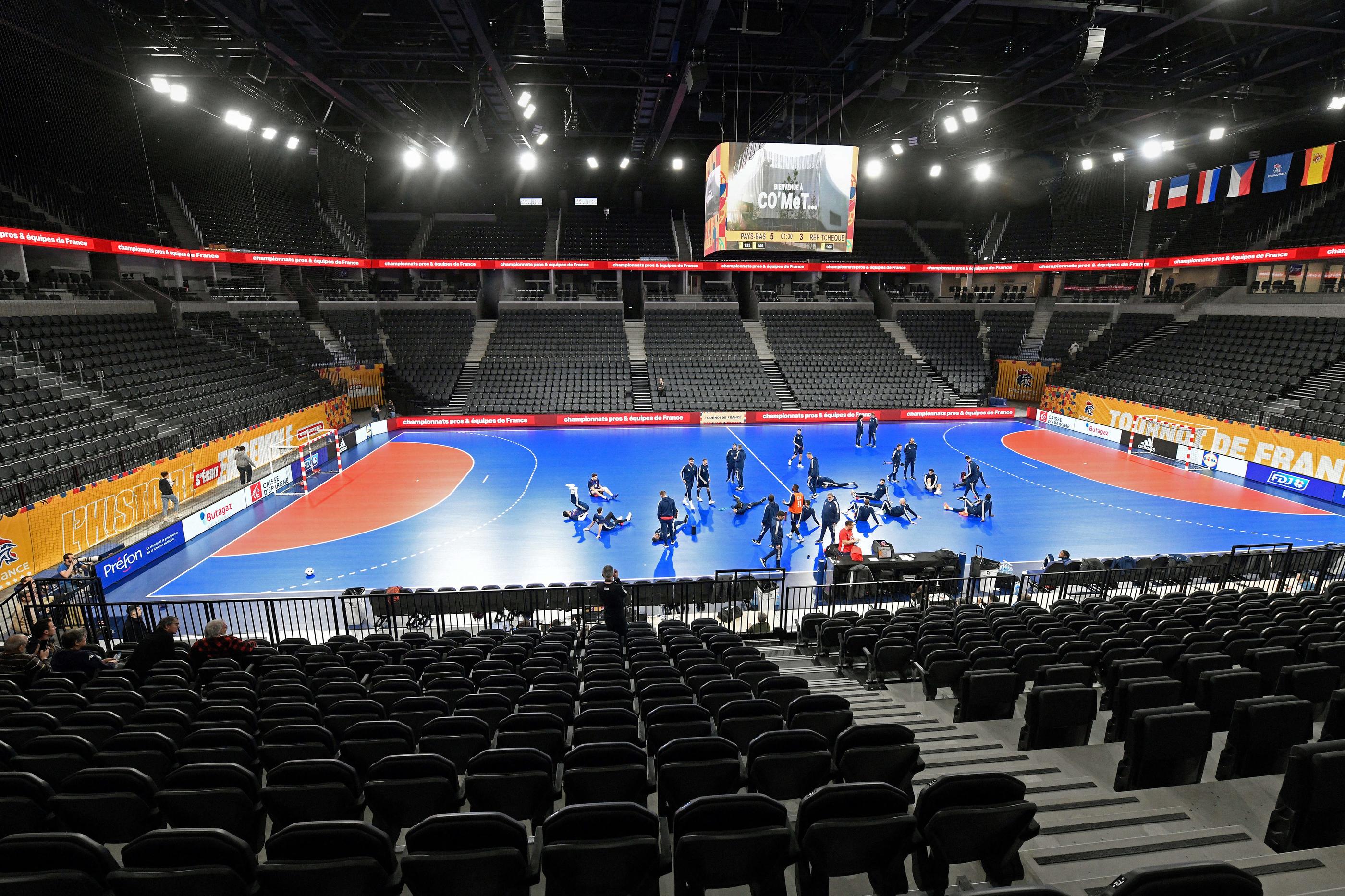 La nouvelle Arena d'Orléans et ses 10 000 places inaugurées ce samedi aurait pu recevoir le tournoi olympique aussi bien que Lille. MaxPPP/Pascal Proust