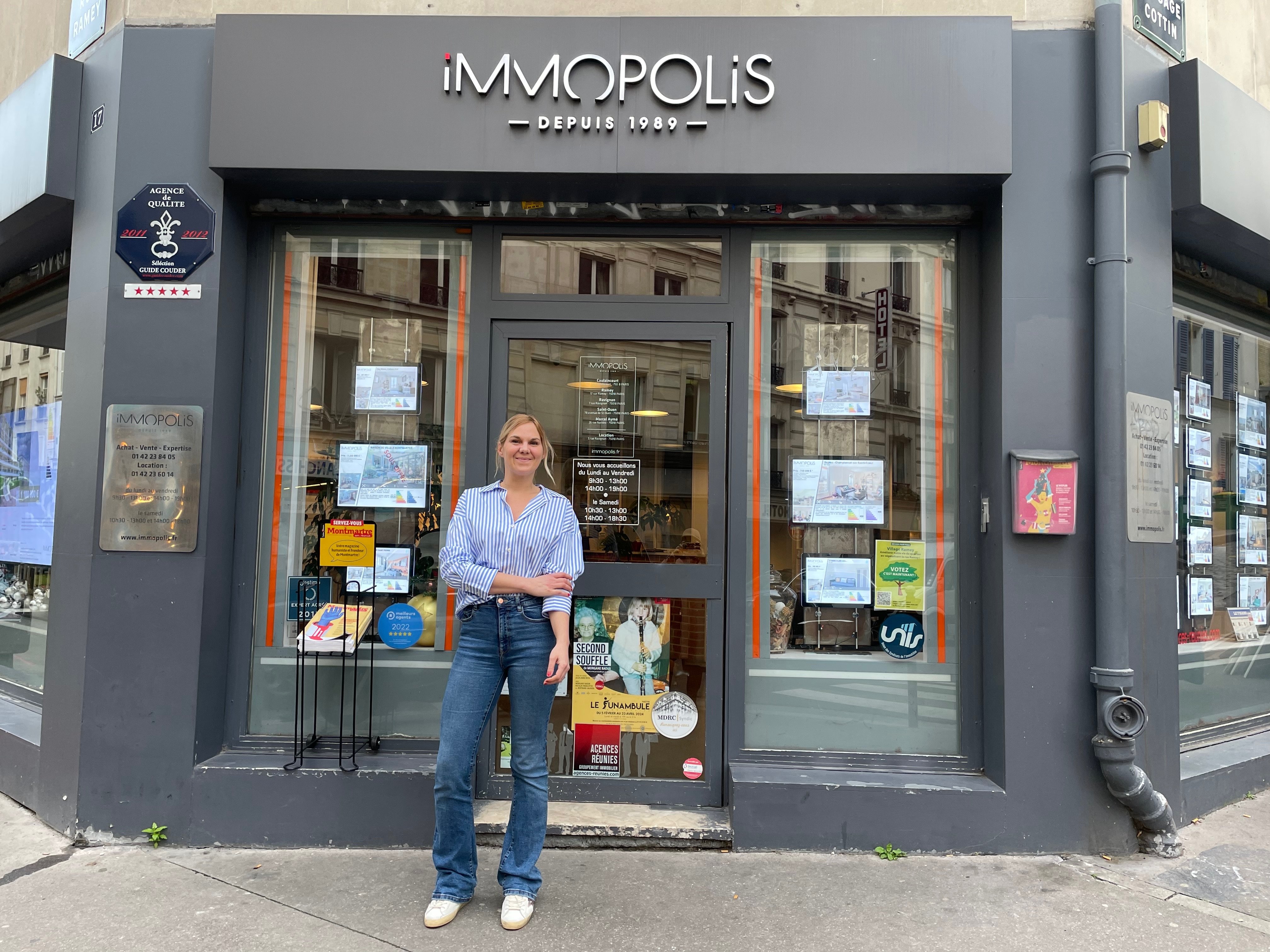 « La rue Ramey est devenue une mini-enclave bobo et les prix ont explosé »,  note Talila Denize, à la tête de l’agence Immopolis. LP/Christine Henry