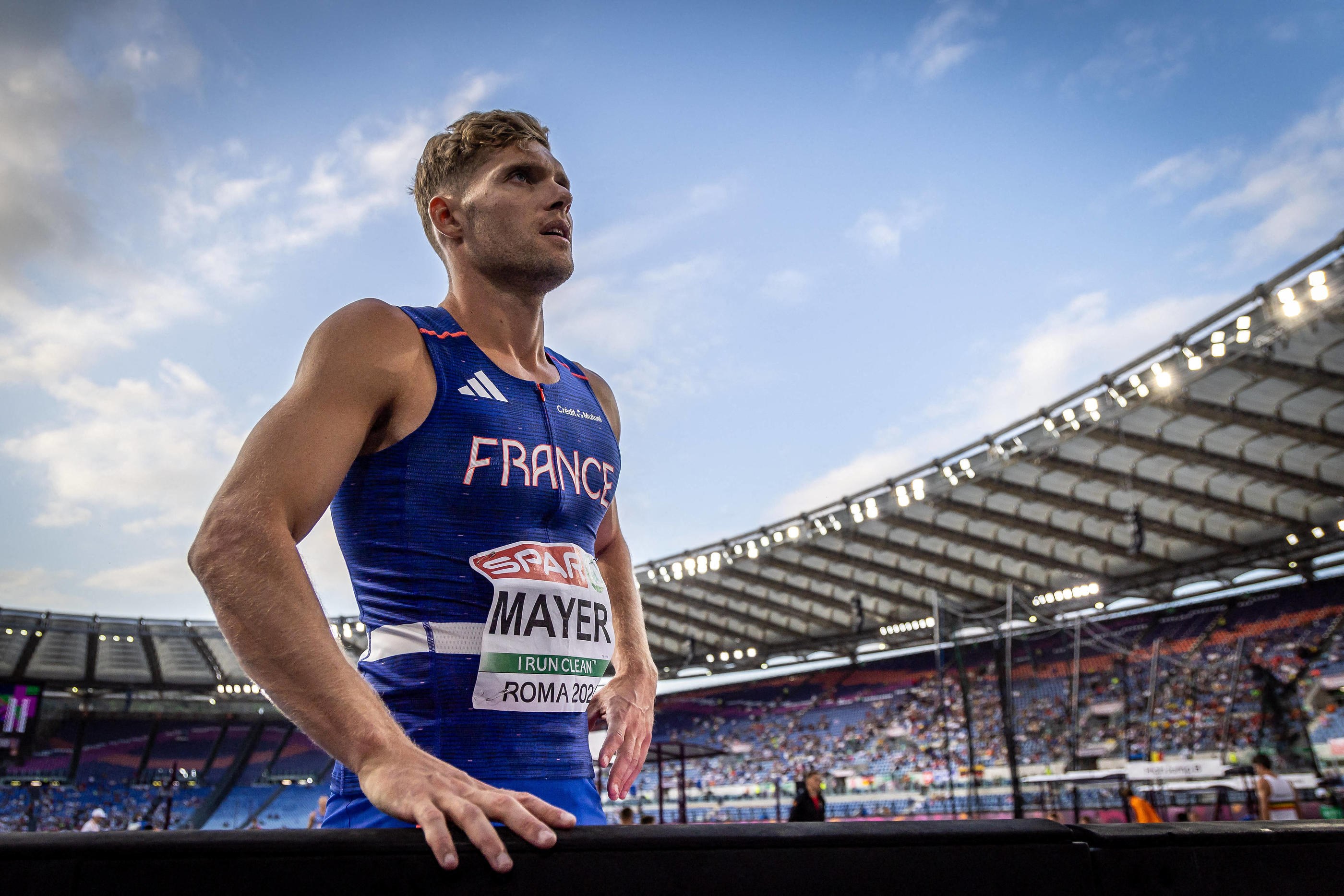 Kevin Mayer aux championnats d'Europe de Rome. Icon Sport.