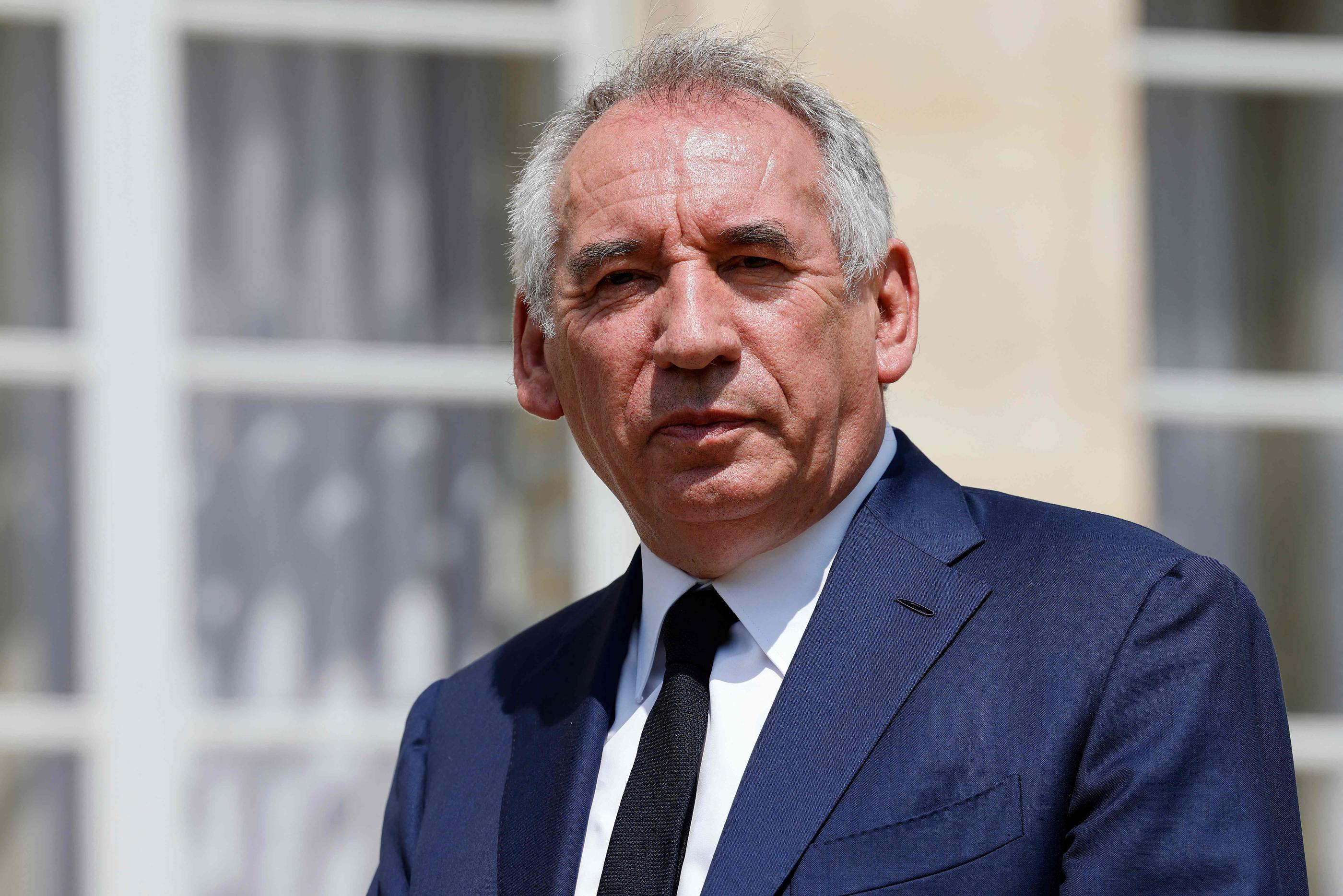 Le président du Modem, François Bayrou, a évoqué ses réserves ce mercredi, sur la Première ministre Elisabeth Borne. AFP/Ludovic MARIN