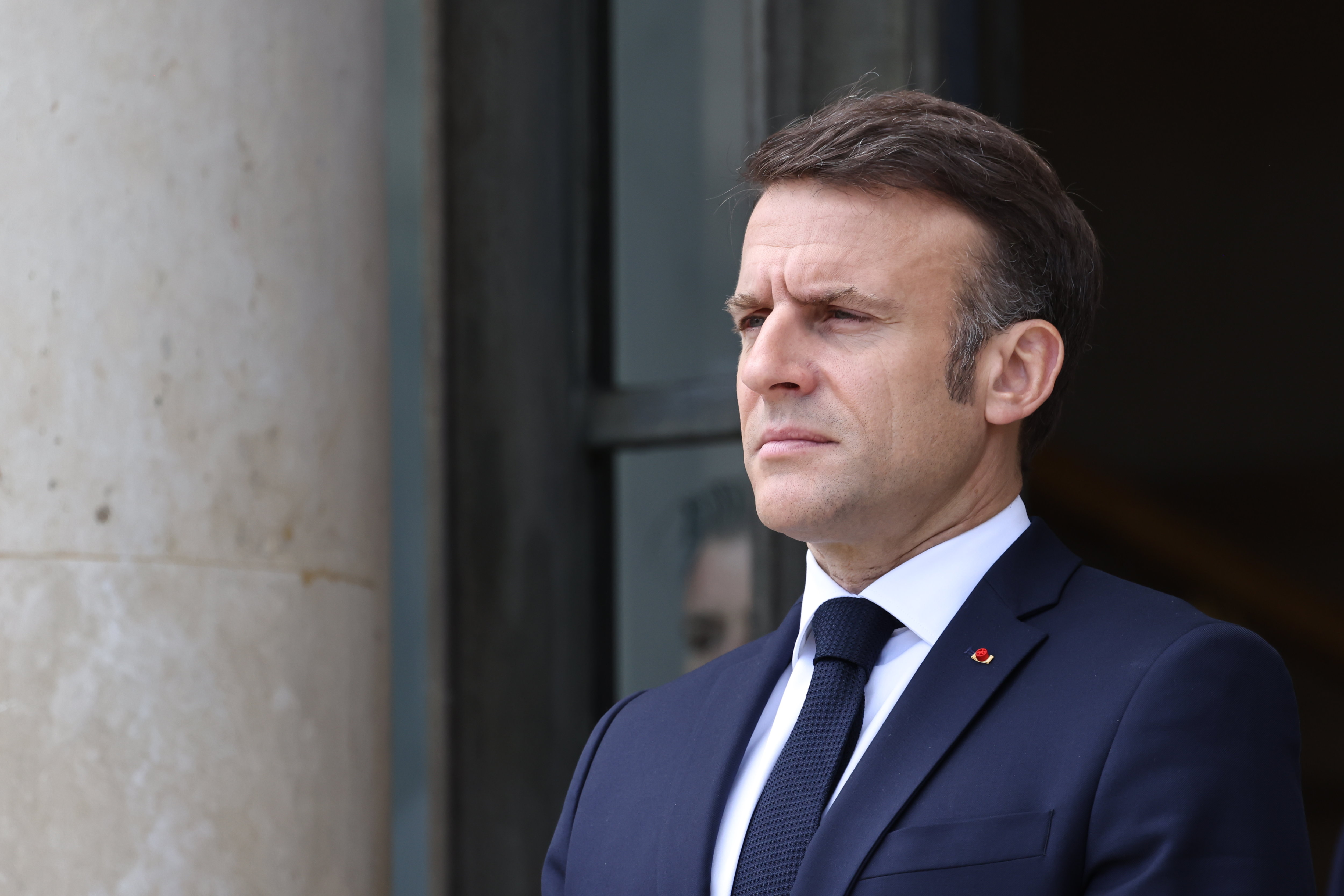 Emmanuel Macron, président de la République, s'est exprimé sur X suite à l'attaque du fourgon. (illustration) LP / Fred Dugit