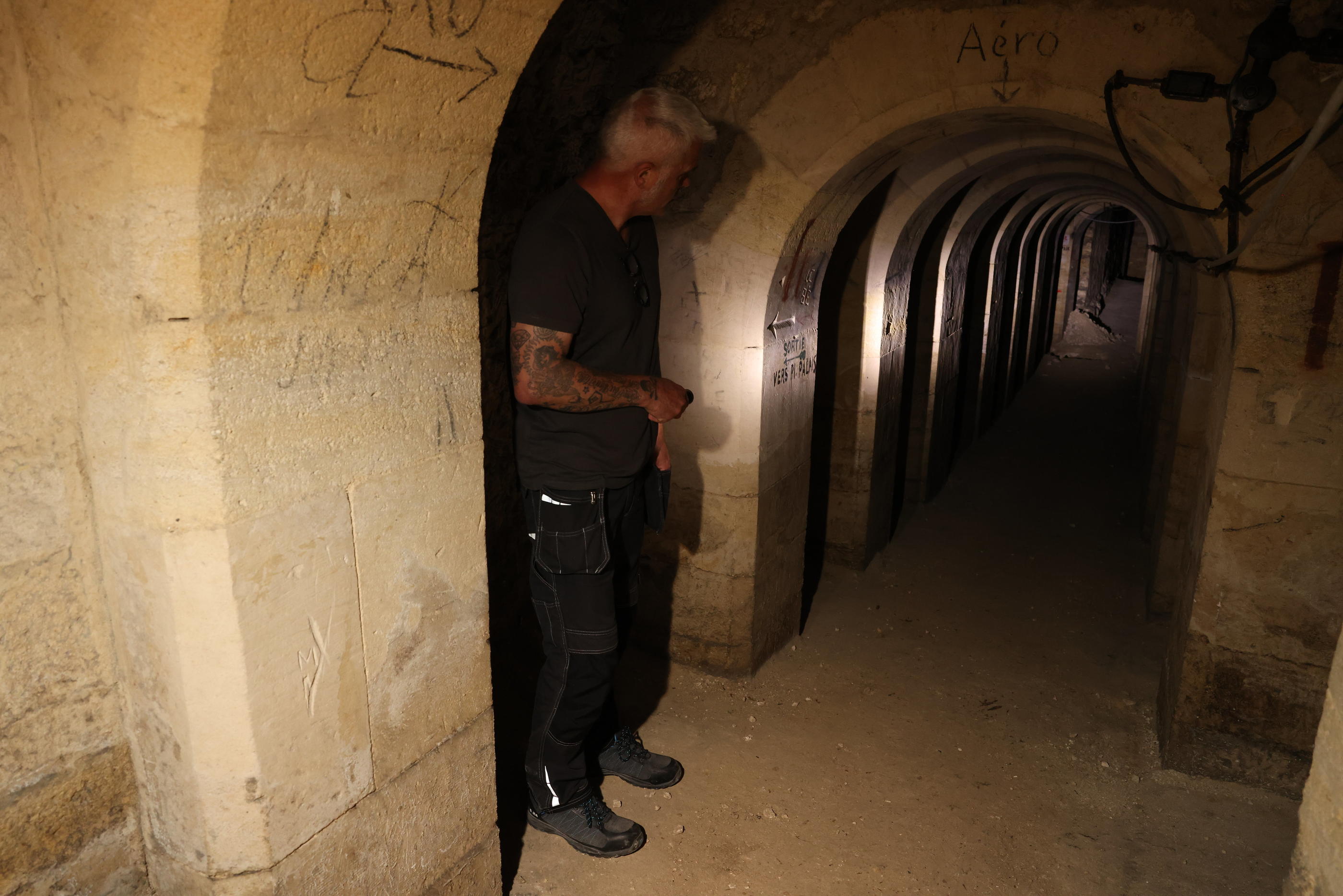 Dans le secret des souterrains : le mystère des galeries qui courent sous  le château et la ville de Compiègne - Le Parisien