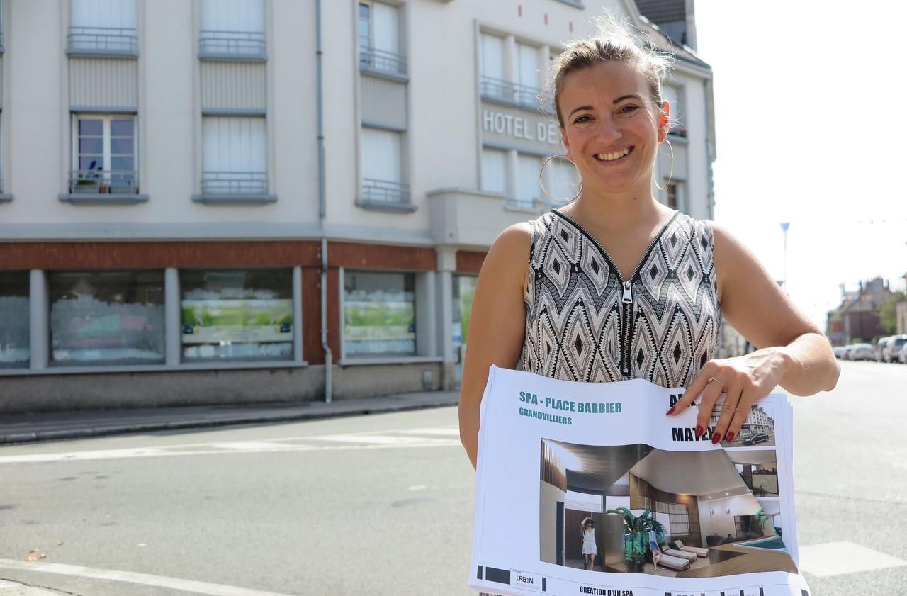 <b></b> Sabrina Henni vient de lancer la construction d’un spa à Grandvilliers, au rez-de-chaussée de l’ancien hôtel de France. 