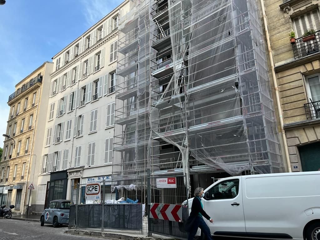 Le quartier des Epinettes, dans le XVIIe arrondissement de Paris, est l'un de ceux comprenant le plus d'immeubles dégradés. LP/Florent Hélaine