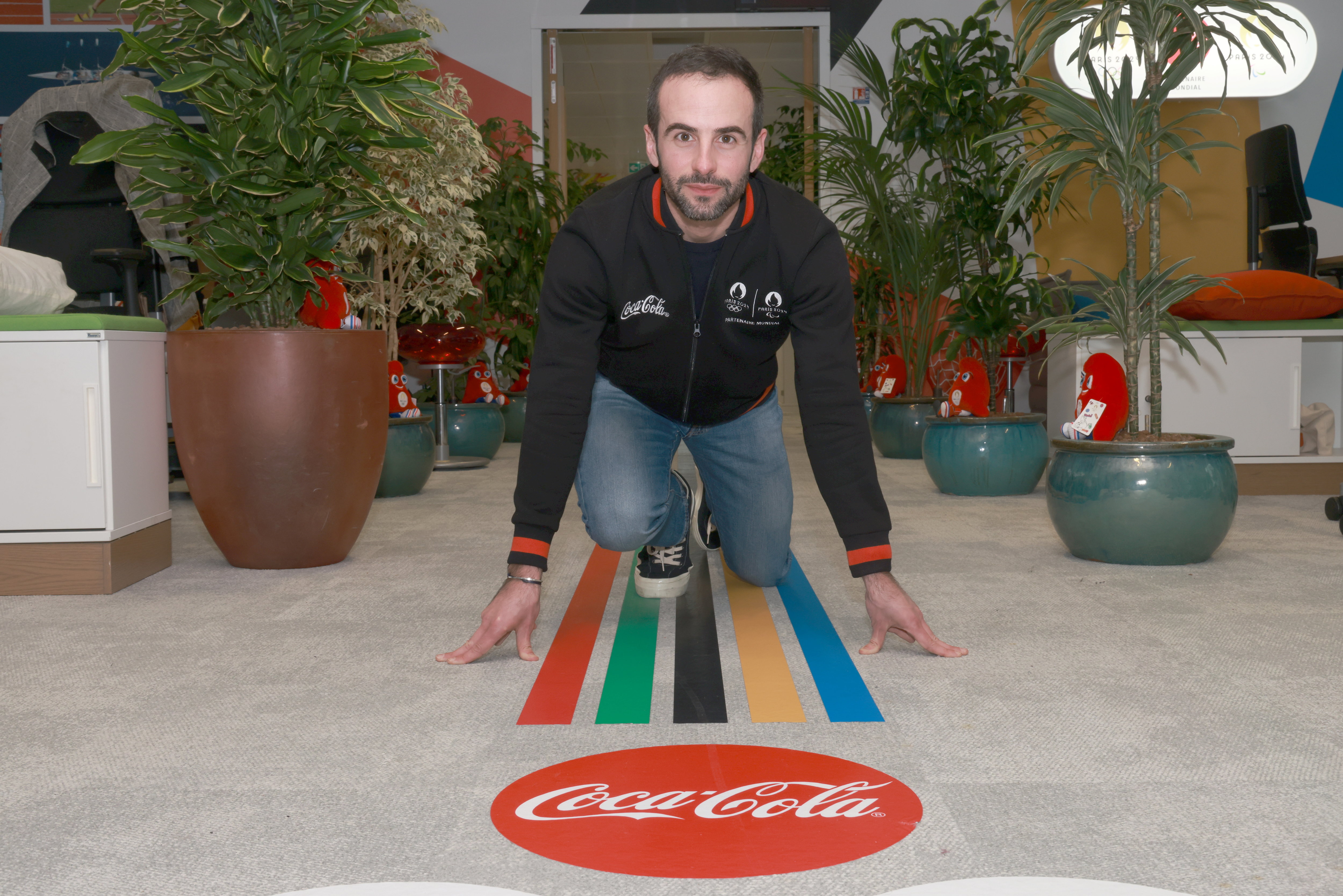 Bastien Jouve, un des volontaires proposés par Coca Cola, est fan d'athlétisme. Son rêve ? Se voir attribuer une mission au Stade de France. LP/Philippe Lavieille