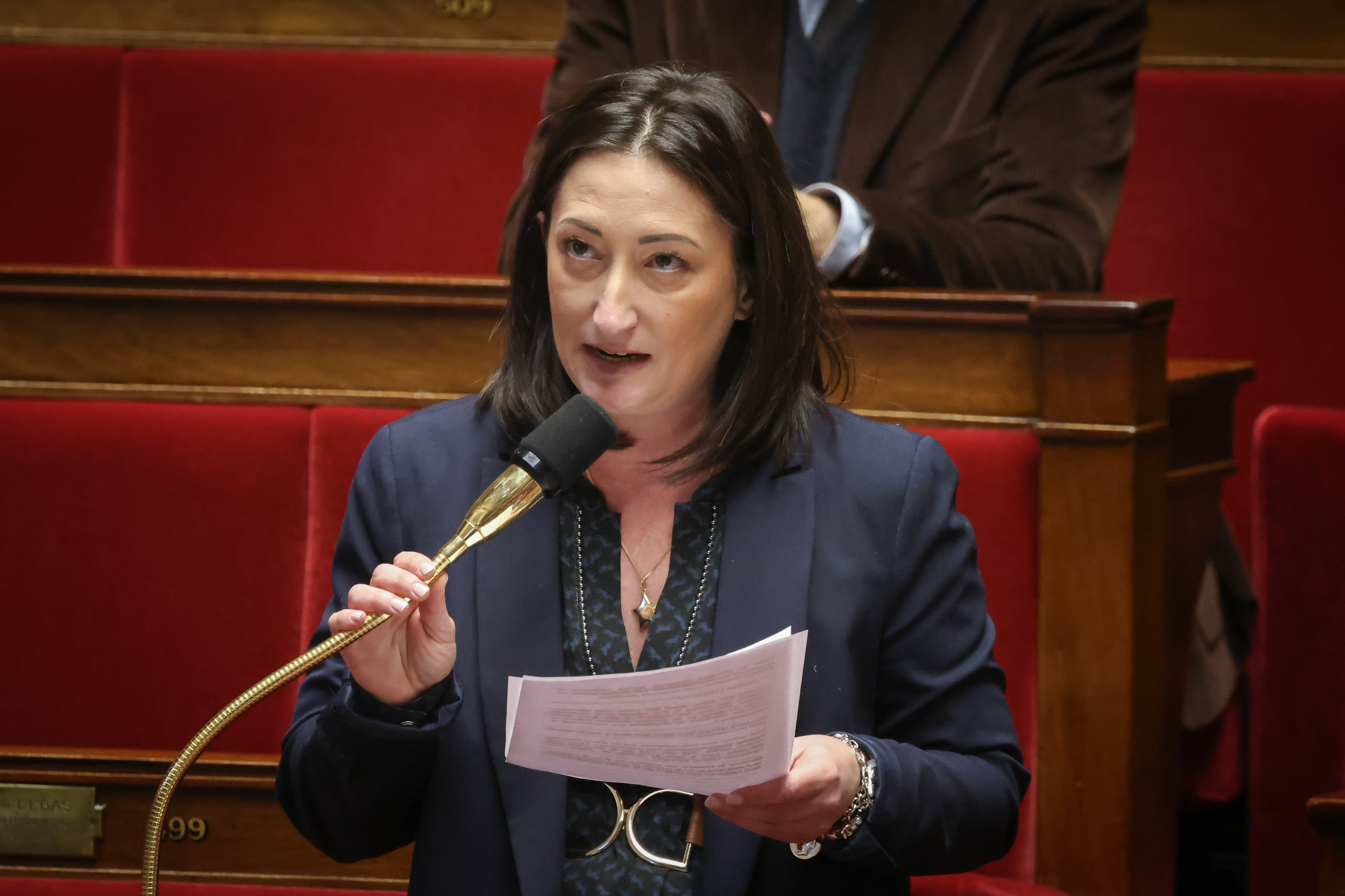 La députée EELV des Hauts-de-Seine Francesca Pasquini (ici en décembre 2022) défendra le 6 avril un projet de loi sur l'alimentation. LP/Fred Dugit