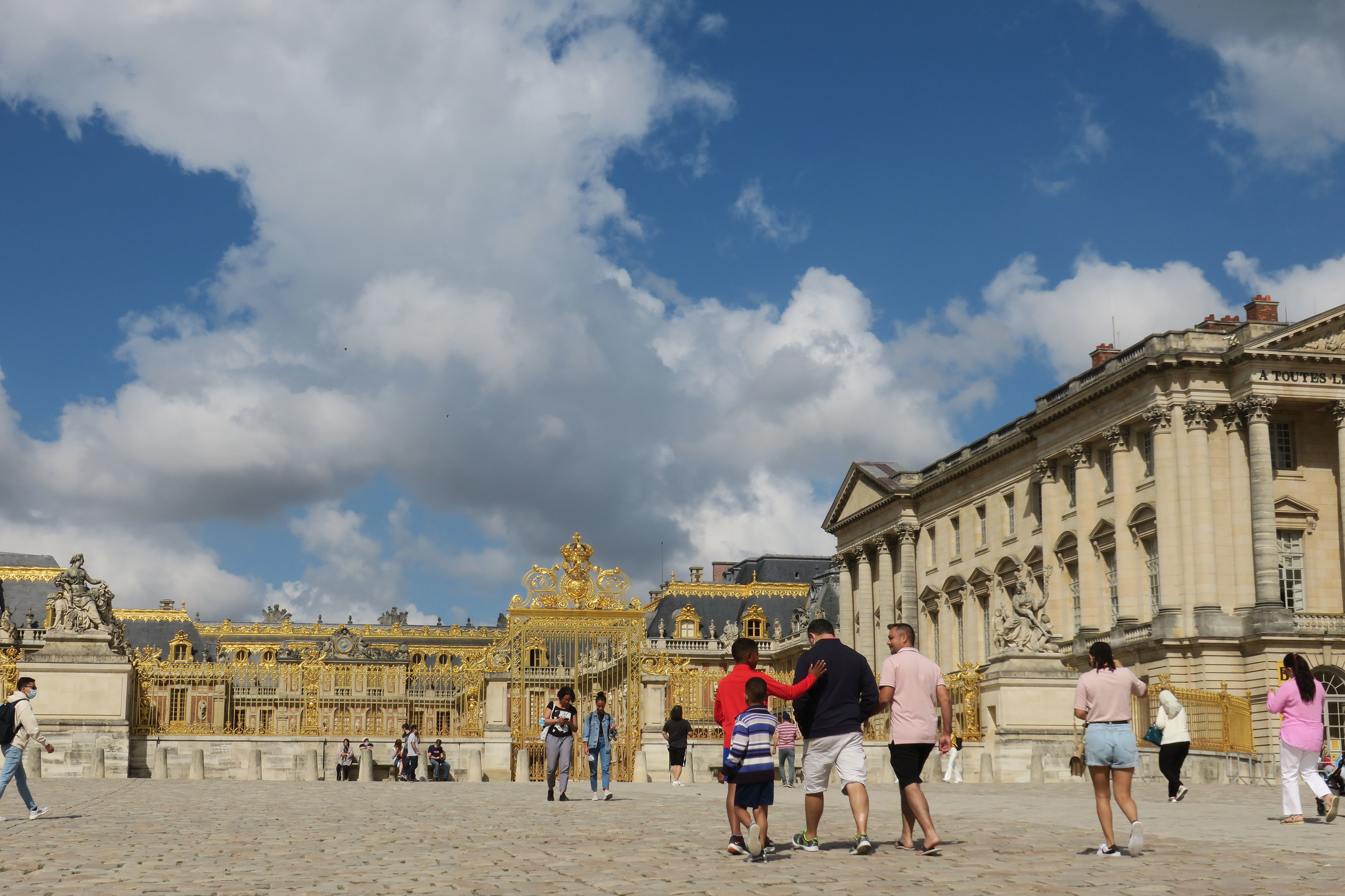 Versailles, le 27 août 2021. Si les visiteurs du château ont été plus nombreux en 2021 qu'en 2020, le site enregistre une baisse cumulée de 86% de fréquentation depuis 2019. LP/Julie Ménard