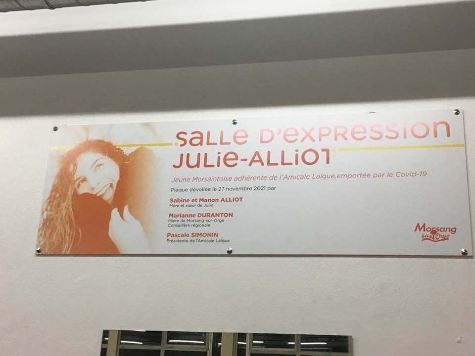 Morsang-sur-Orge, ce samedi. Une salle de danse a été inaugurée en mémoire de Julie Alliot, décédée du Covid-19 à 16 ans.